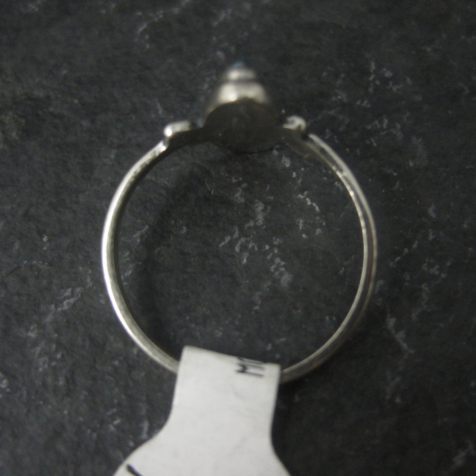 Dainty Southwestern Sterling Inlay Ring Size 6
