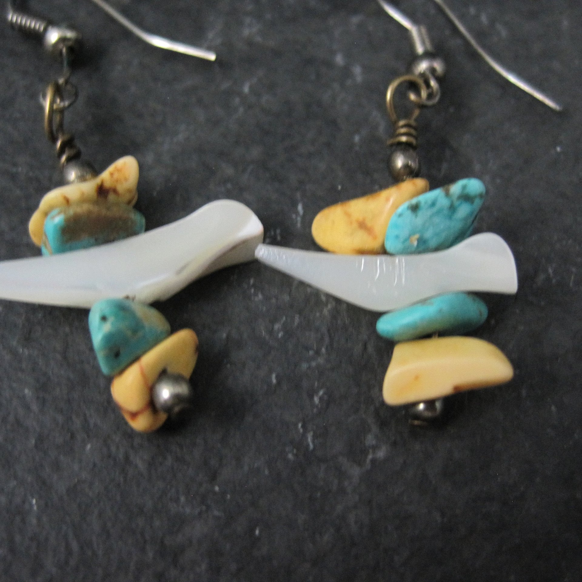 Southwestern Carved Bird Earrings