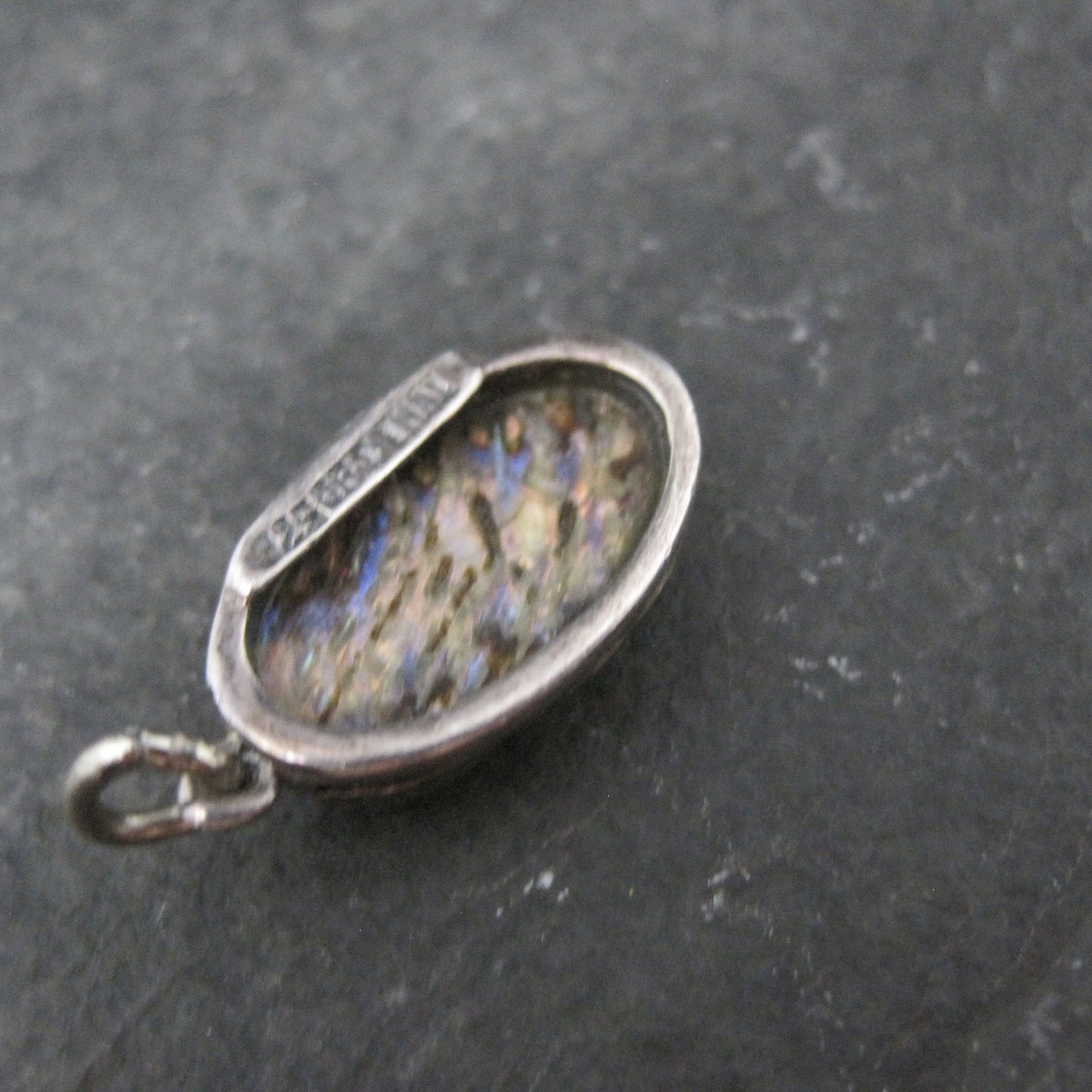 Small Sterling Abalone Pendant