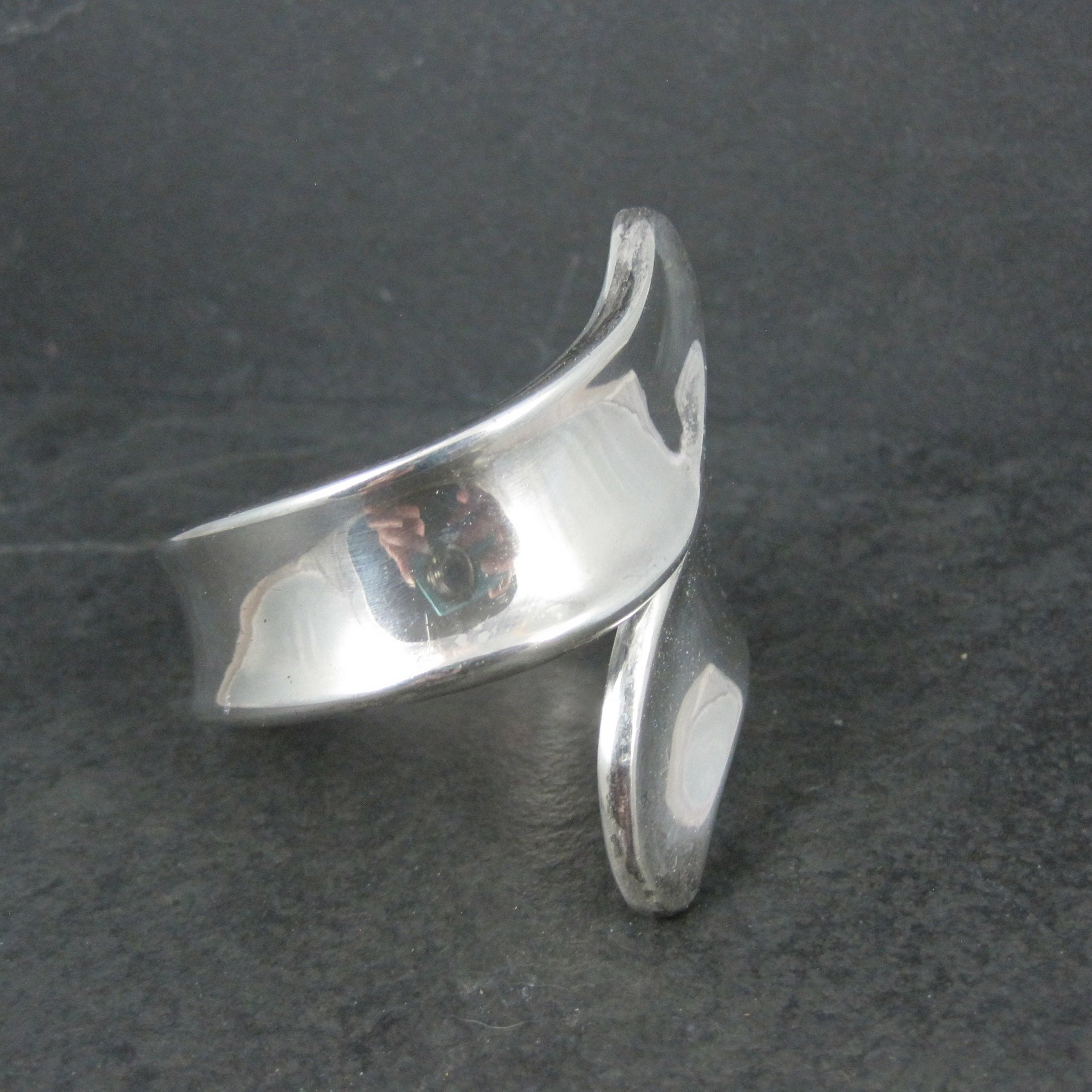 Vintage Mexican Sterling Clamper Bracelet 6 Inches