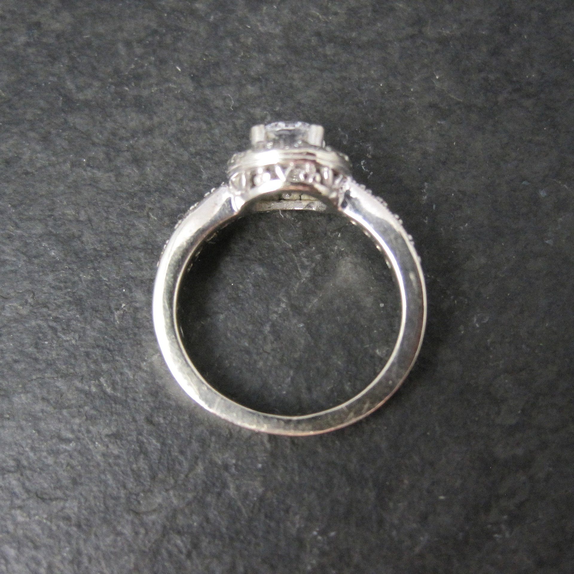 14K Diamond Halo Engagement Ring Size 5.5 Finelli
