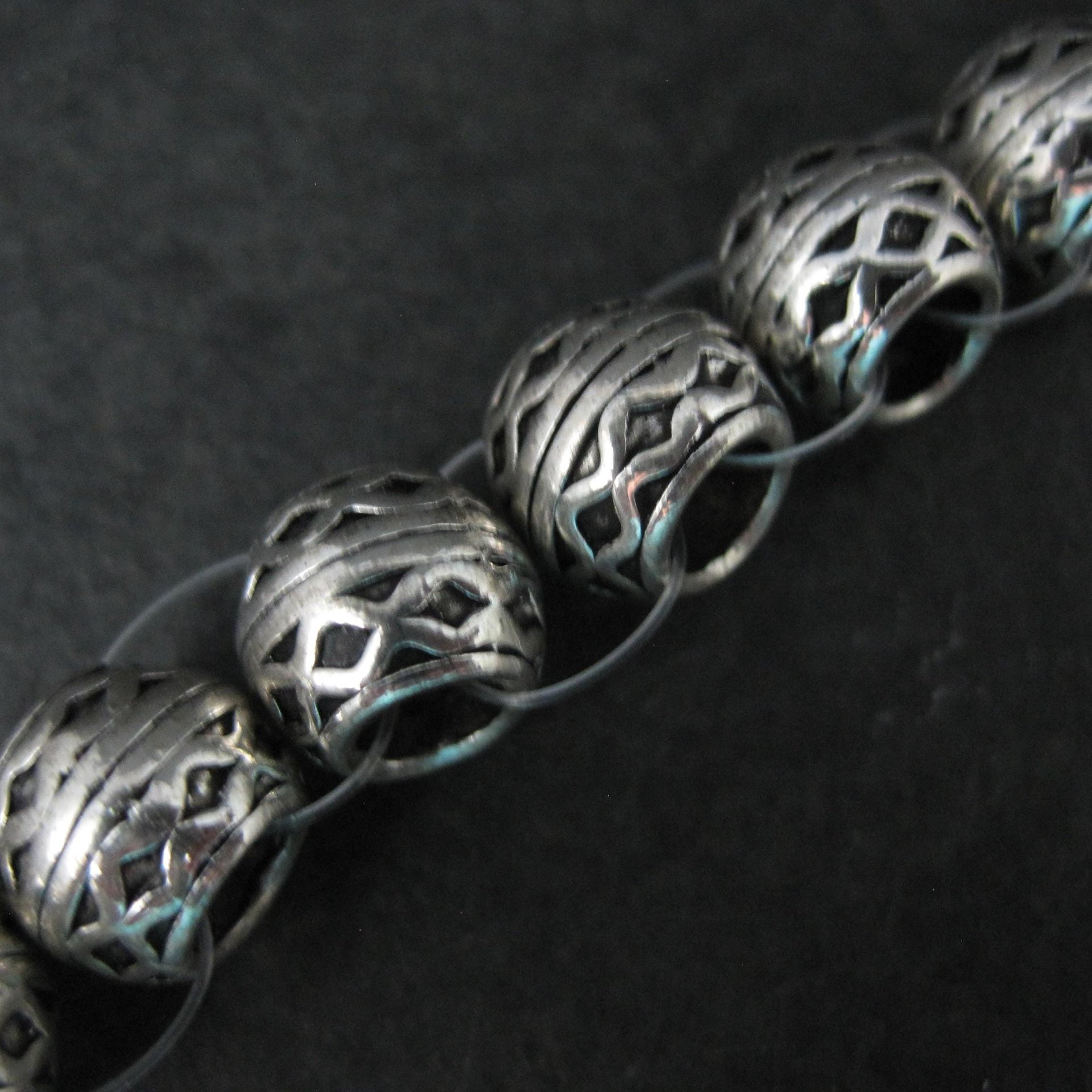 Celtic Spacer Beads 8x10mm Silver Plated Bead Gallery