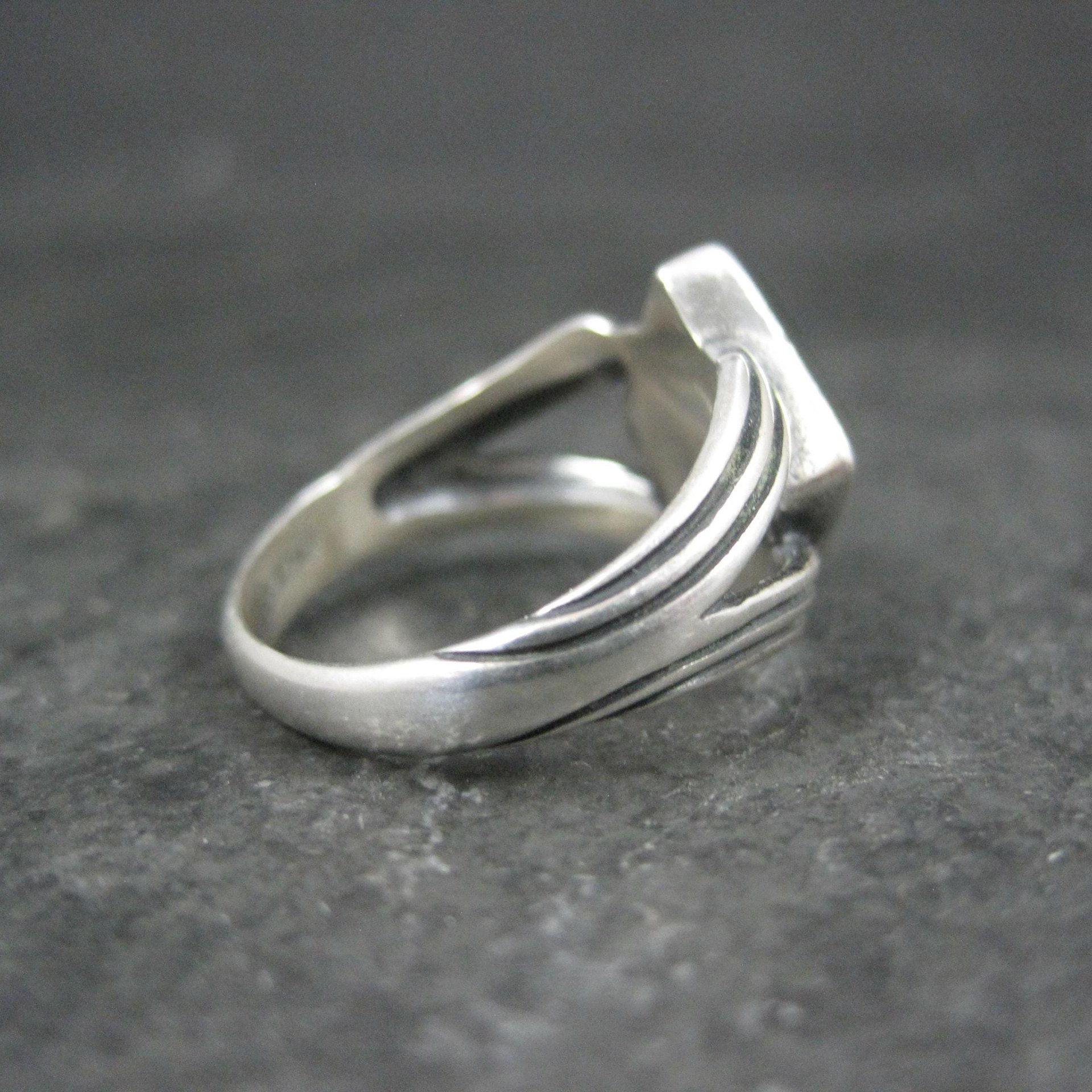Vintage Sterling Inlay Ring Size 7 Carolyn Pollack Relios