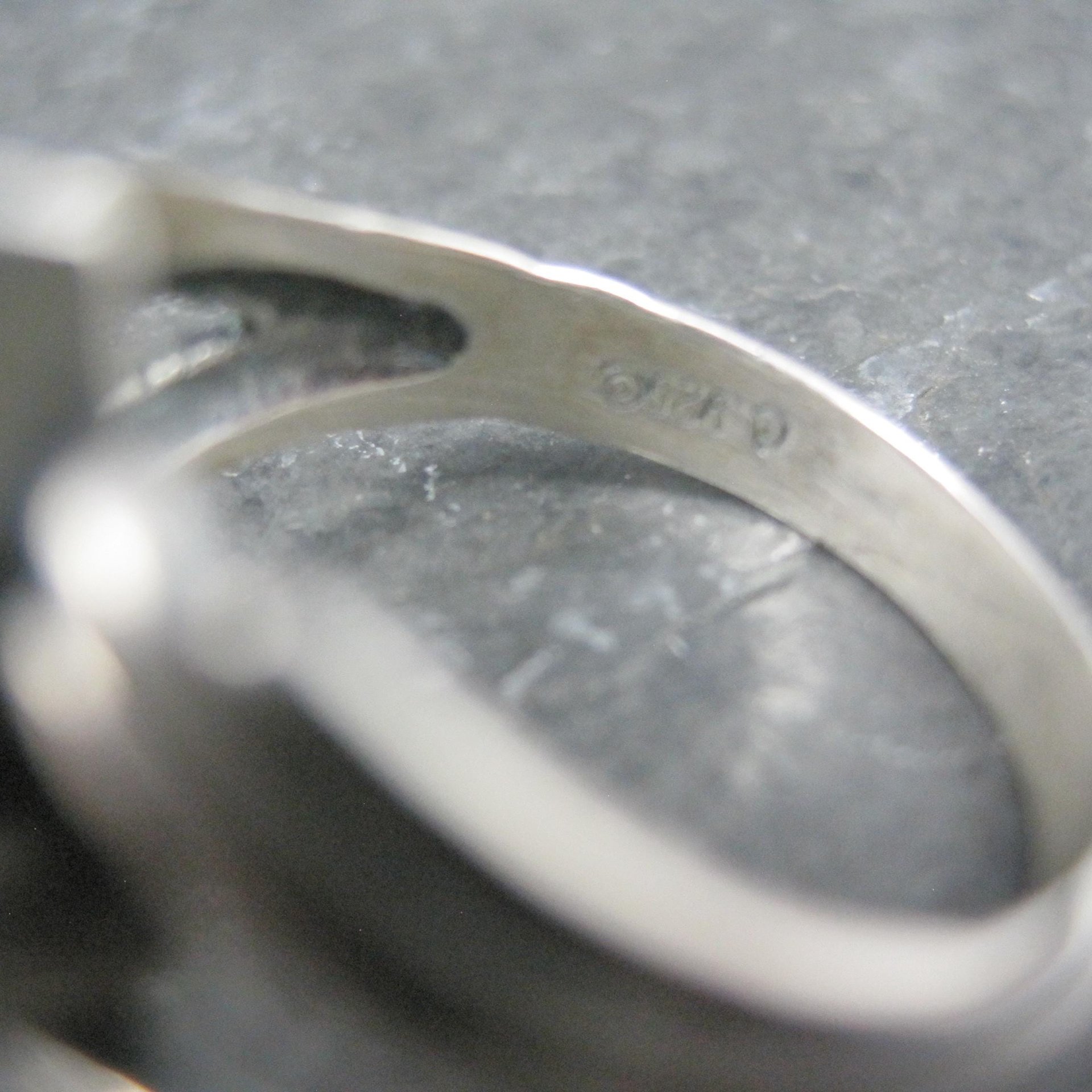 Vintage Sterling Inlay Ring Size 7 Carolyn Pollack Relios
