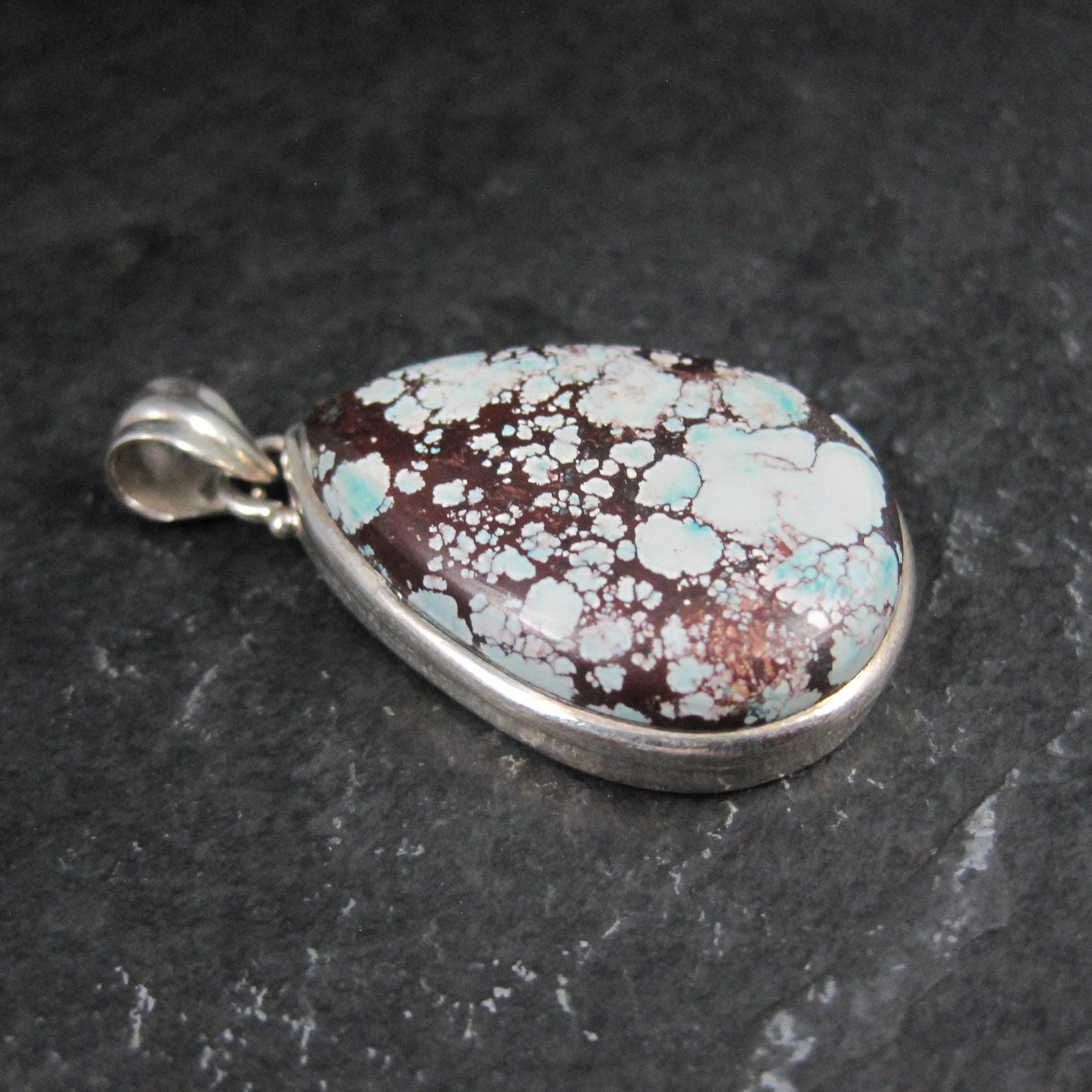 Wild Horse Magnesite Pendant Sterling Silver