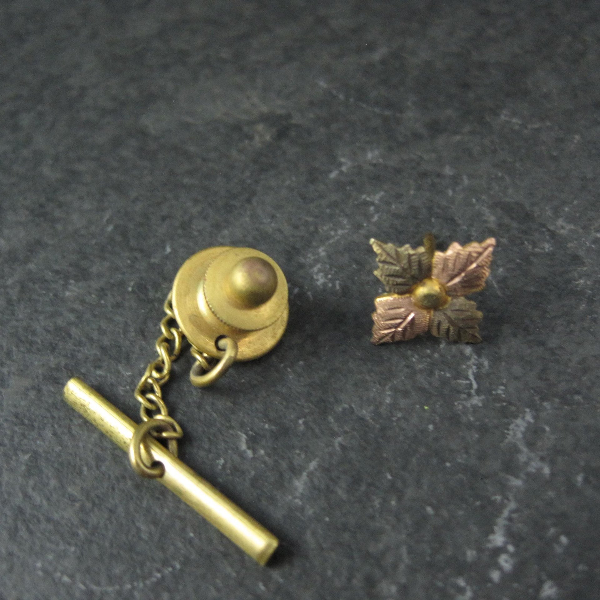 Vintage Black Hills Gold Tie Tack
