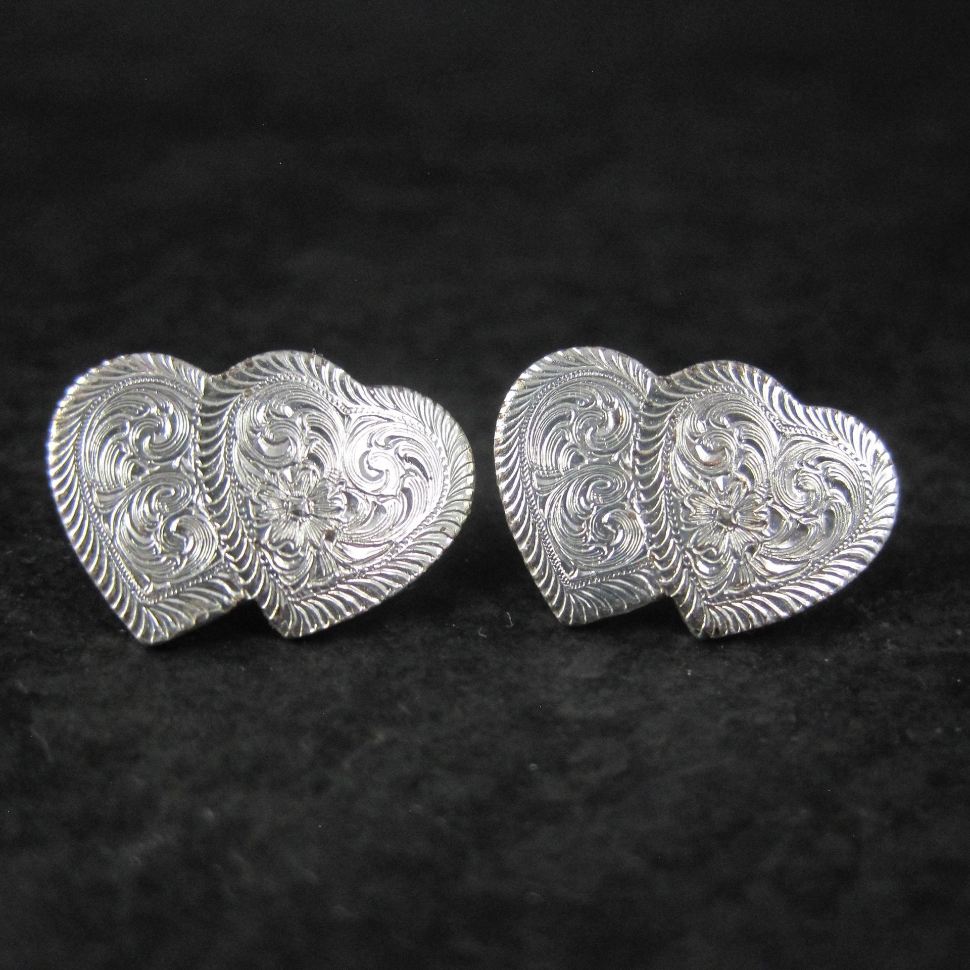 Western Heart Earrings Montana Silversmiths