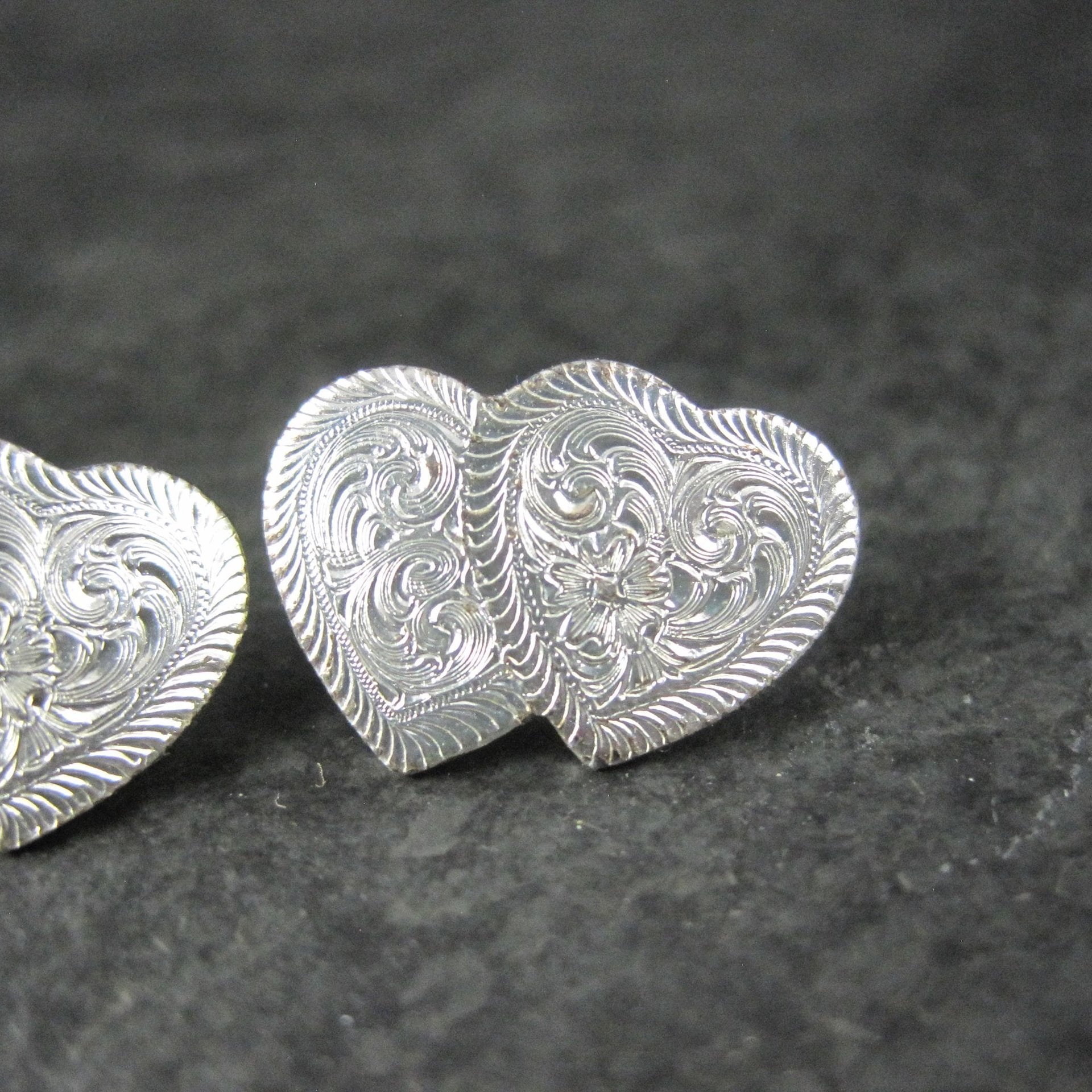 Western Heart Earrings Montana Silversmiths