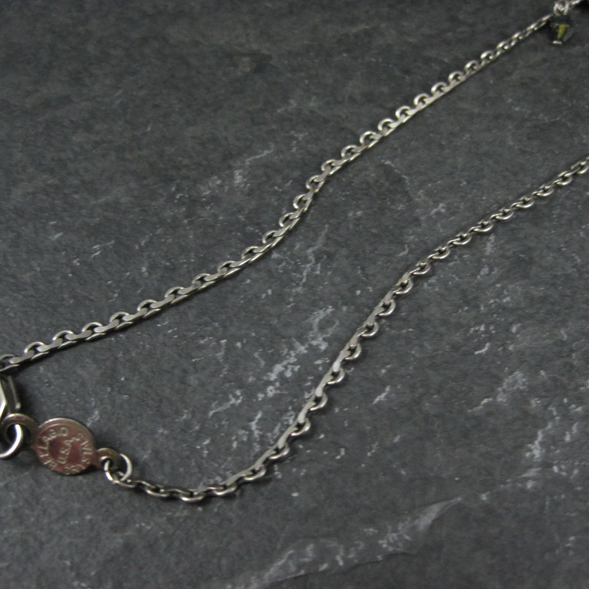 Vintage Bellagio Crystals Hematite Necklace 16"