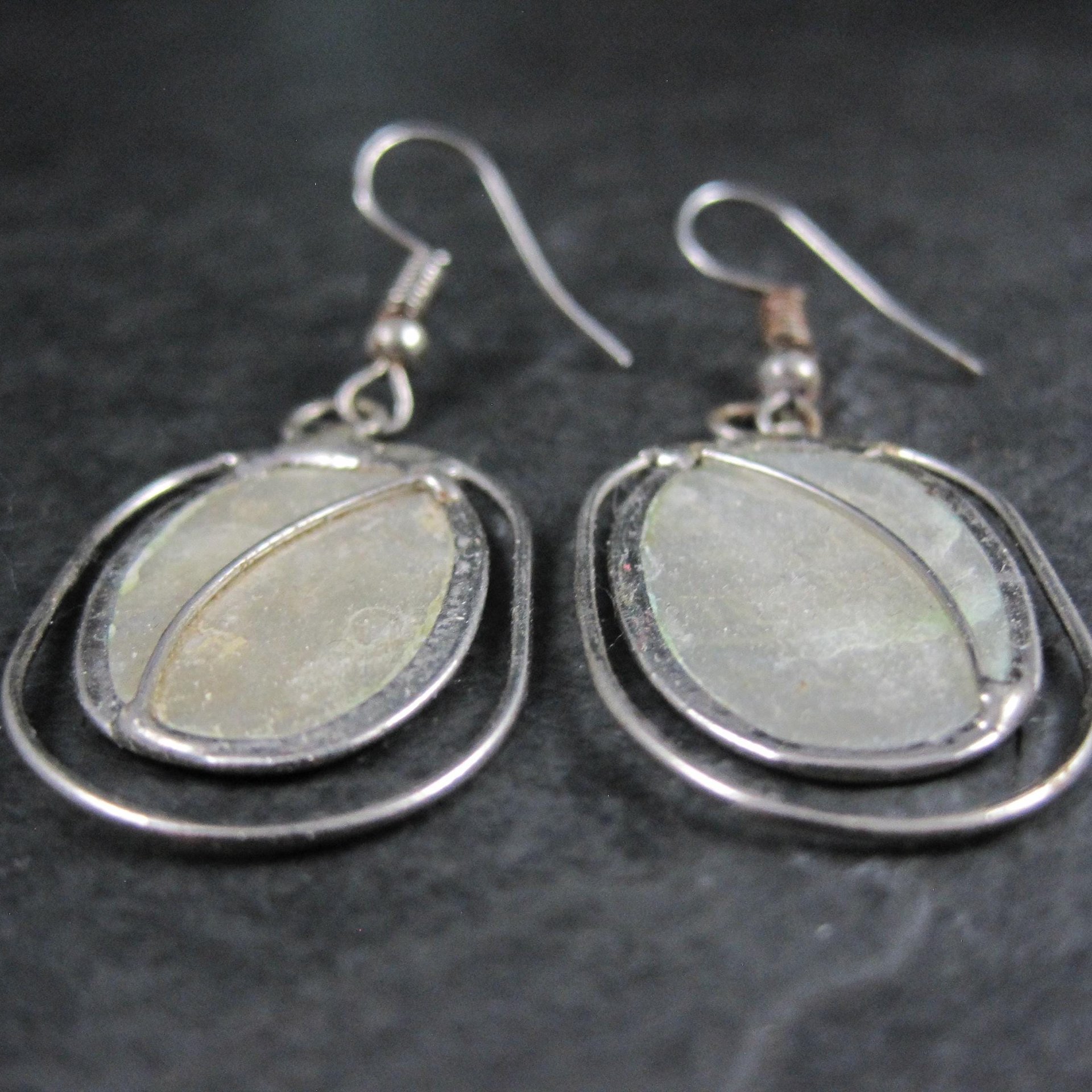 Vintage Capiz Shell Earrings