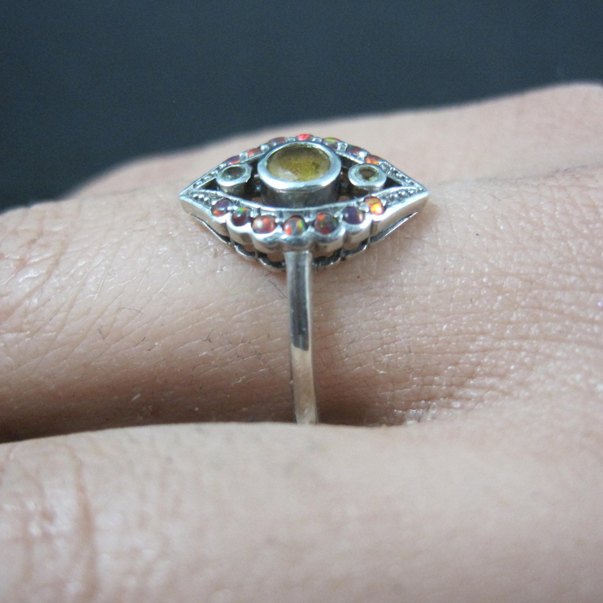 Sterling Silver Estate Ring Size 8 - Clearance