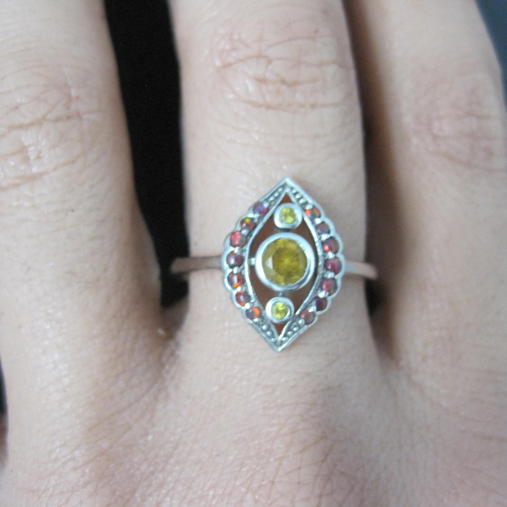 Sterling Silver Estate Ring Size 8 - Clearance