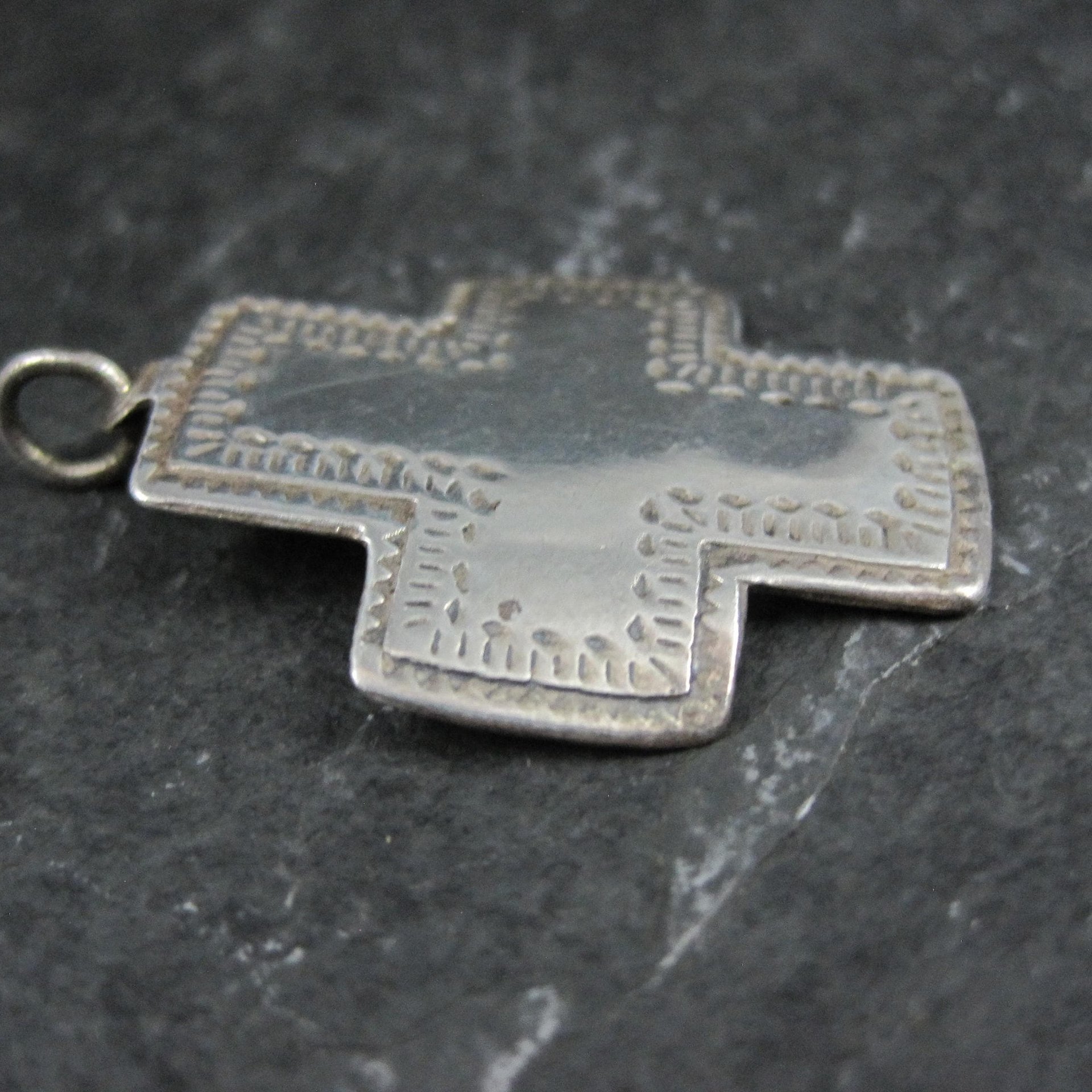 Vintage Sterling Silver Cross Pendant