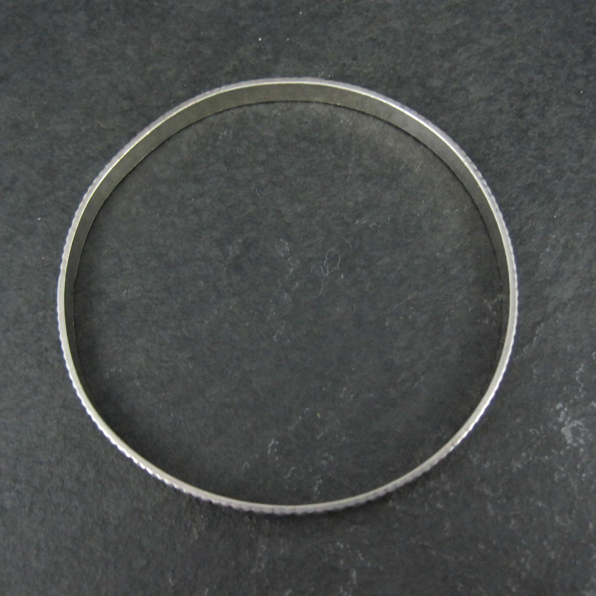 Vintage Sterling Silver Bangle Bracelet by Danecraft 7.25"