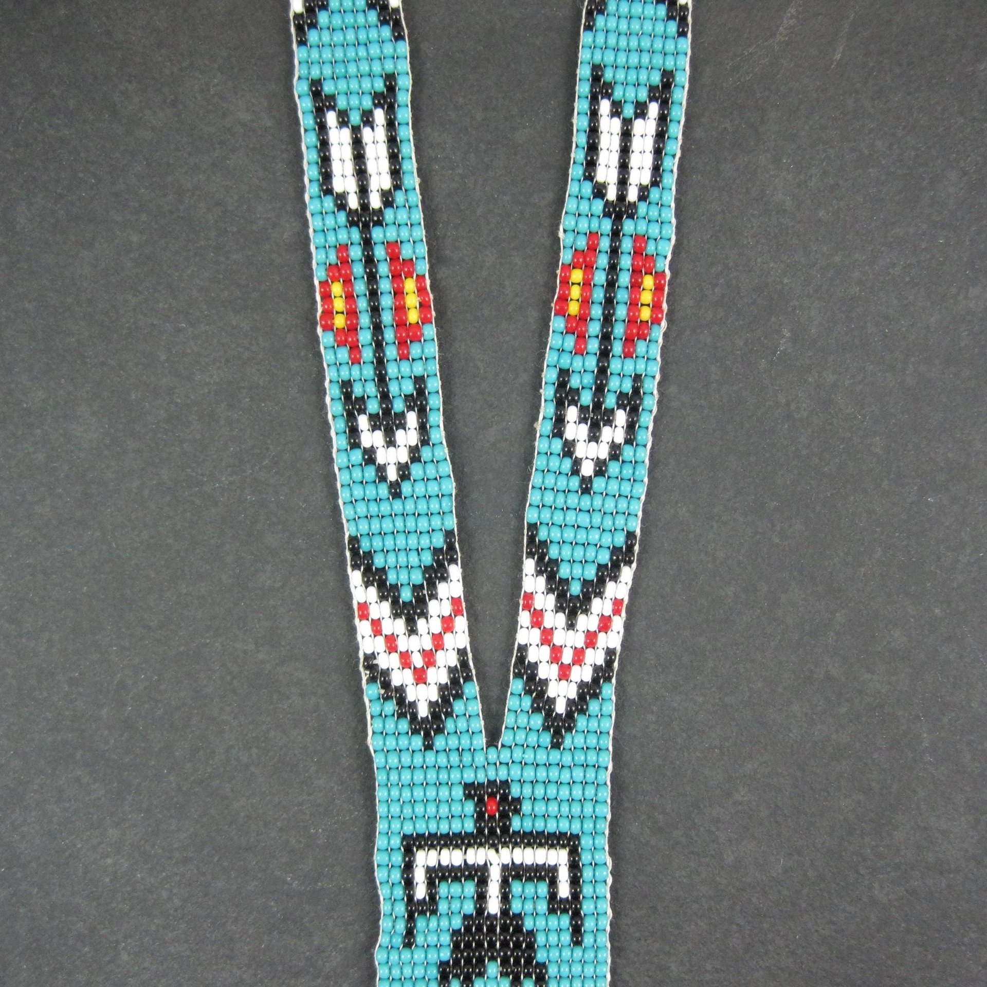 Vintage Southwestern Beaded Thunderbird Necklace