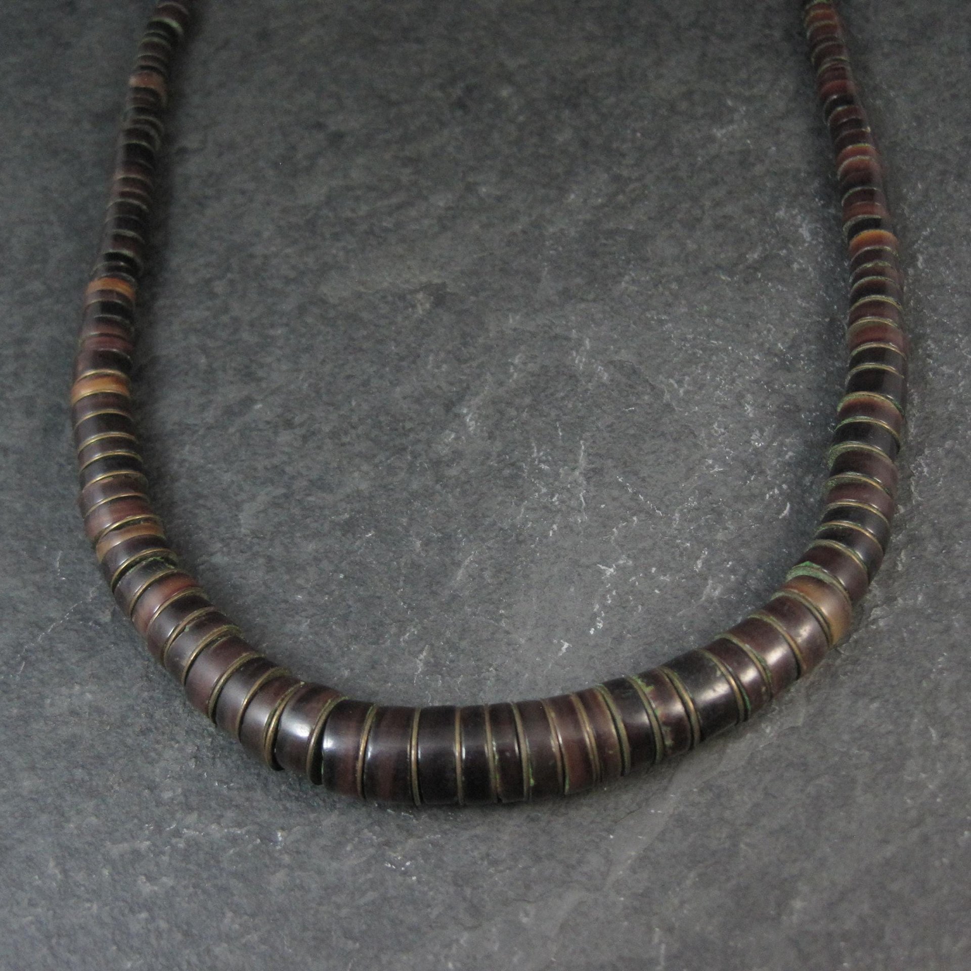 Southwest Pueblo Santo Domingo Heishi Shell Necklace