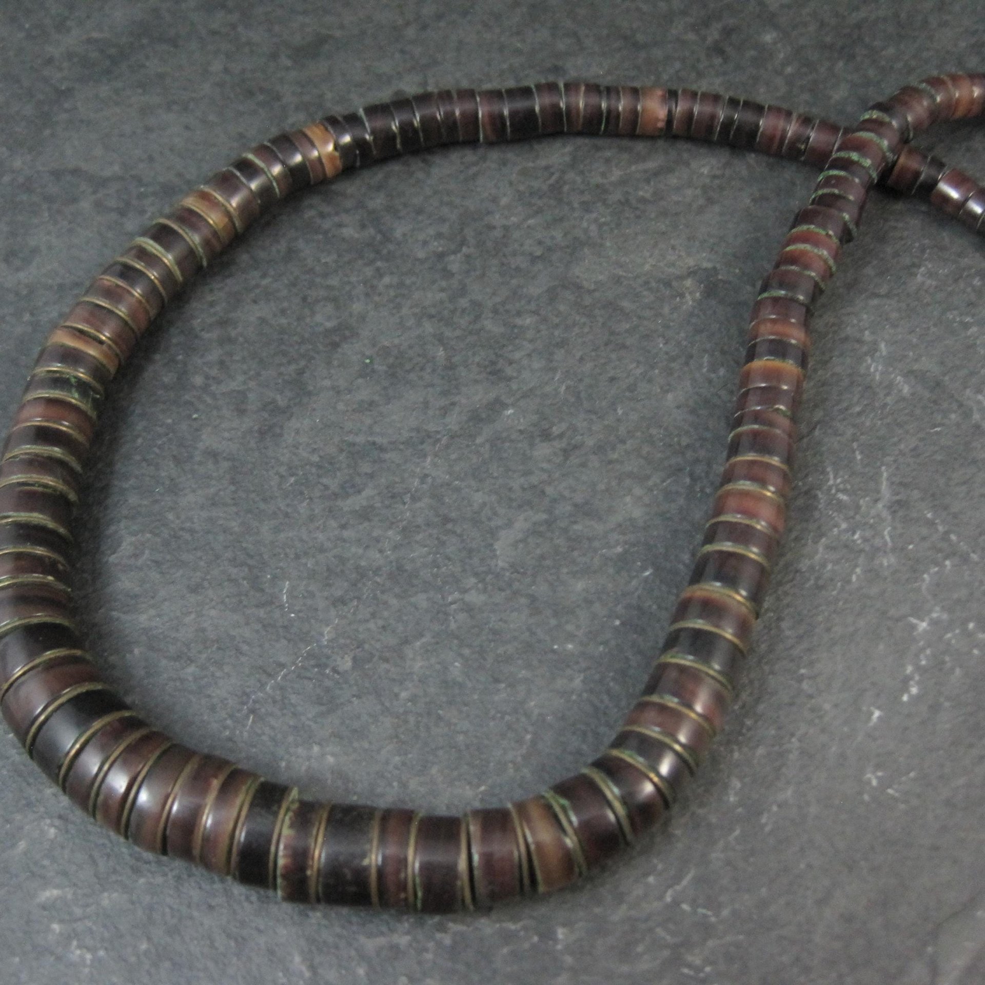 Southwest Pueblo Santo Domingo Heishi Shell Necklace