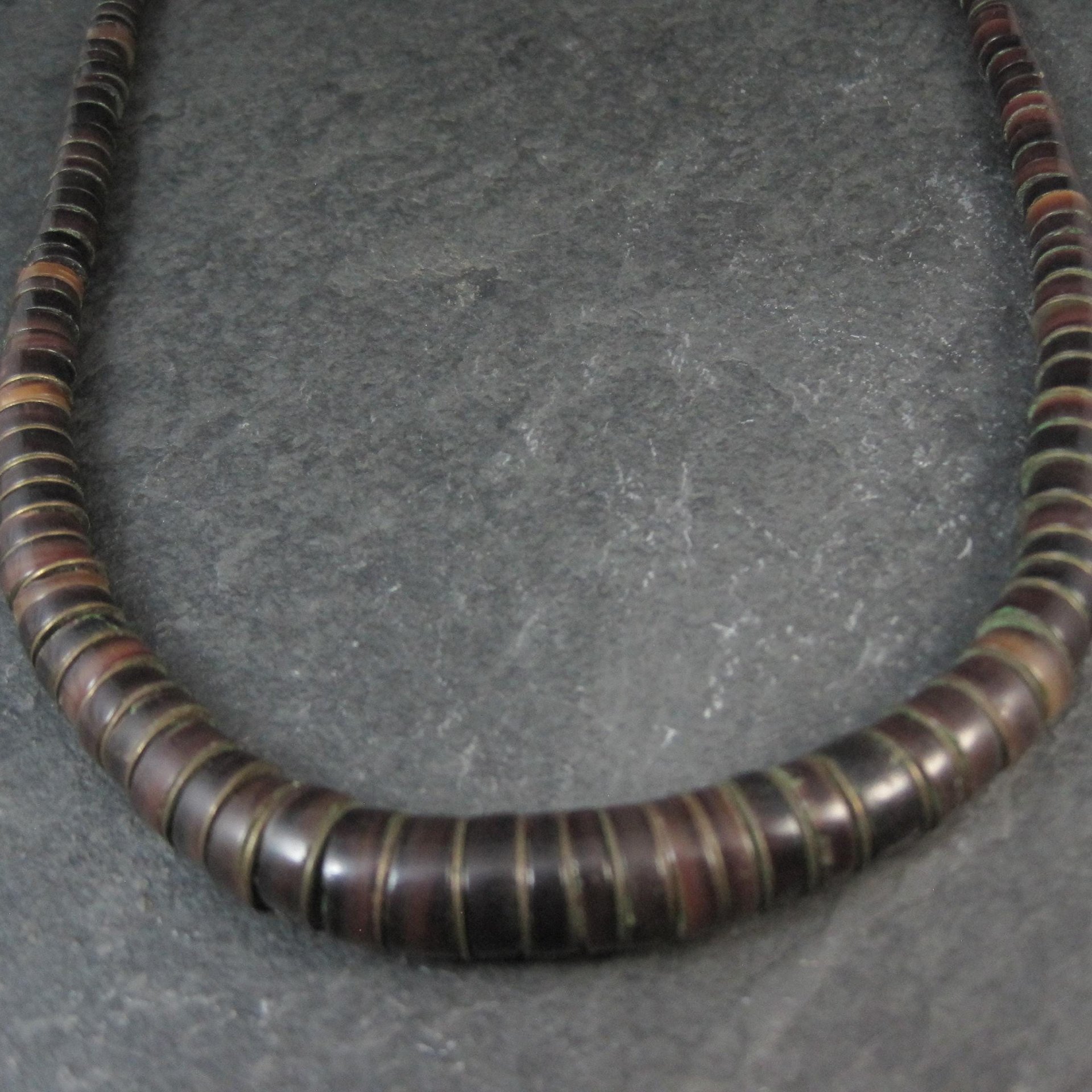 Southwest Pueblo Santo Domingo Heishi Shell Necklace