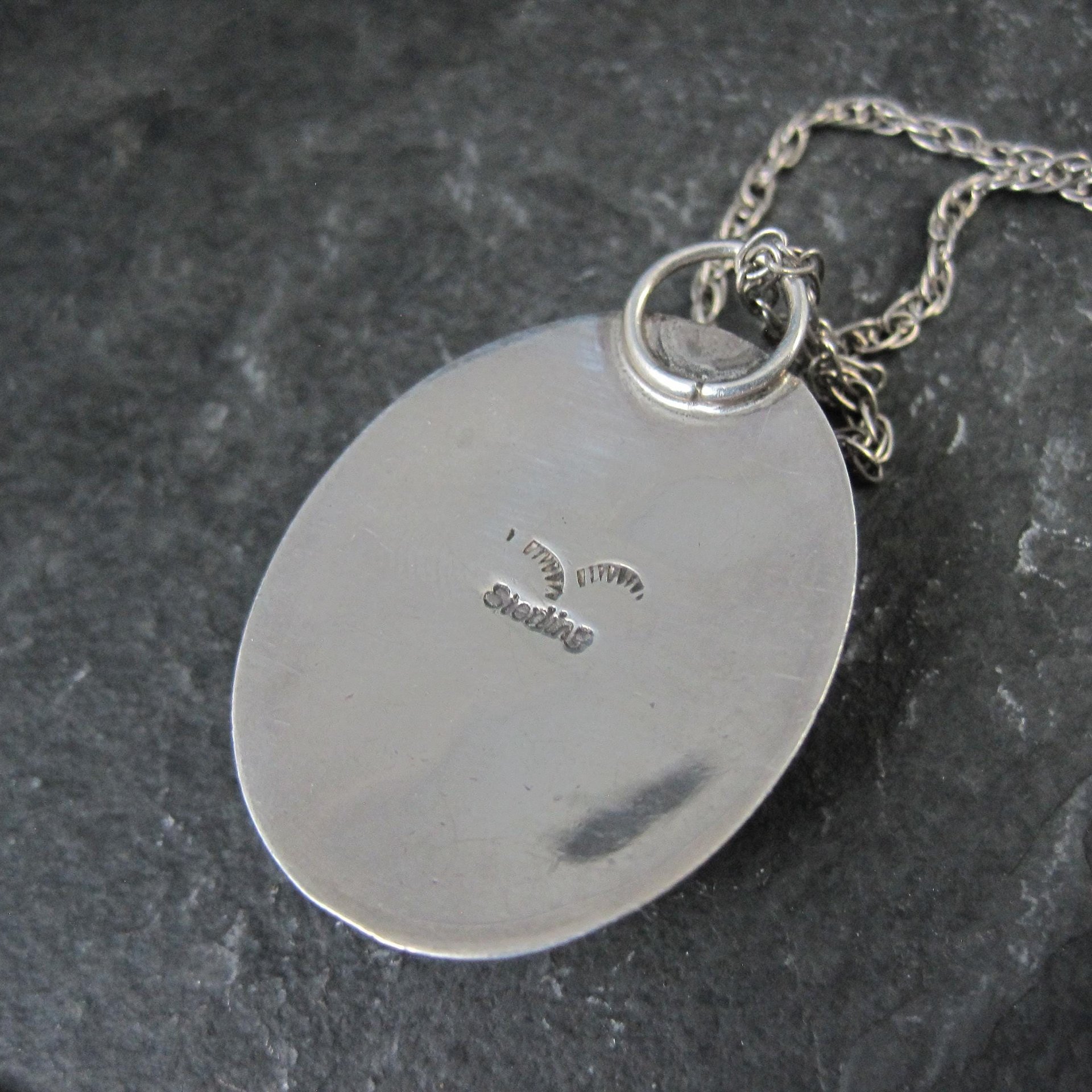 Southwestern Lapis Lazuli Opal Inlay Pendant Necklace