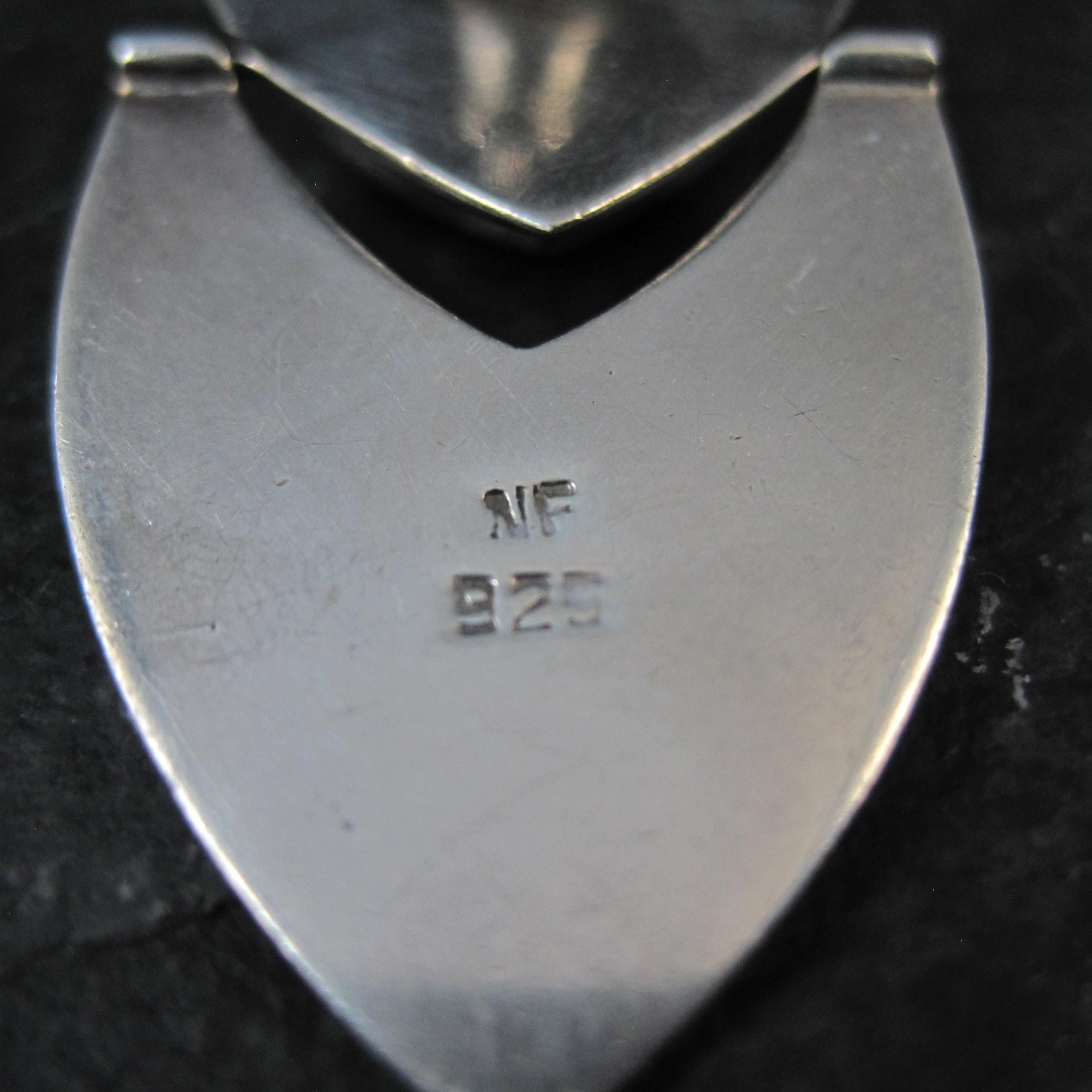 Large 1980s Onyx Earrings Sterling Silver