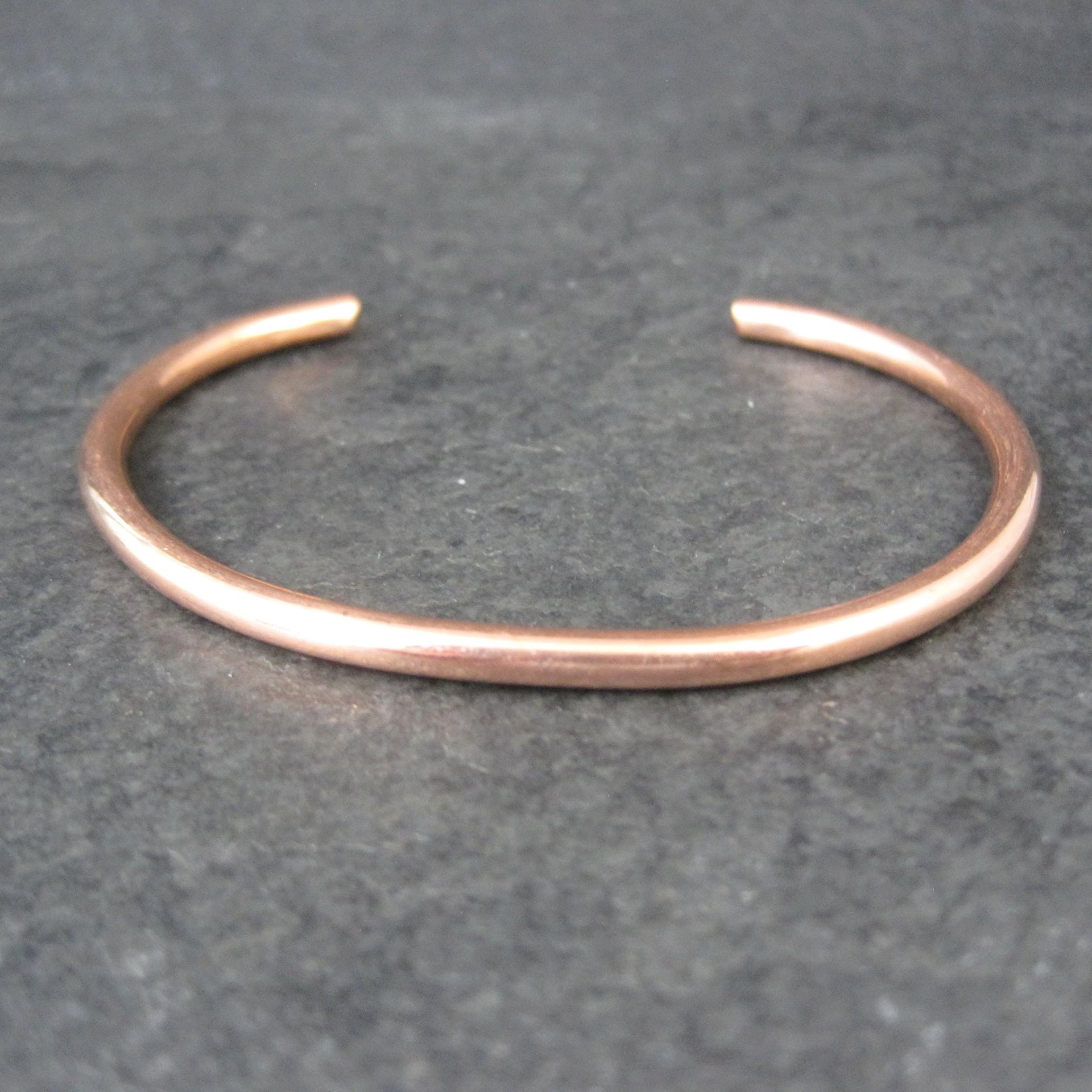 Simple Copper Cuff Bracelet 6 Inches