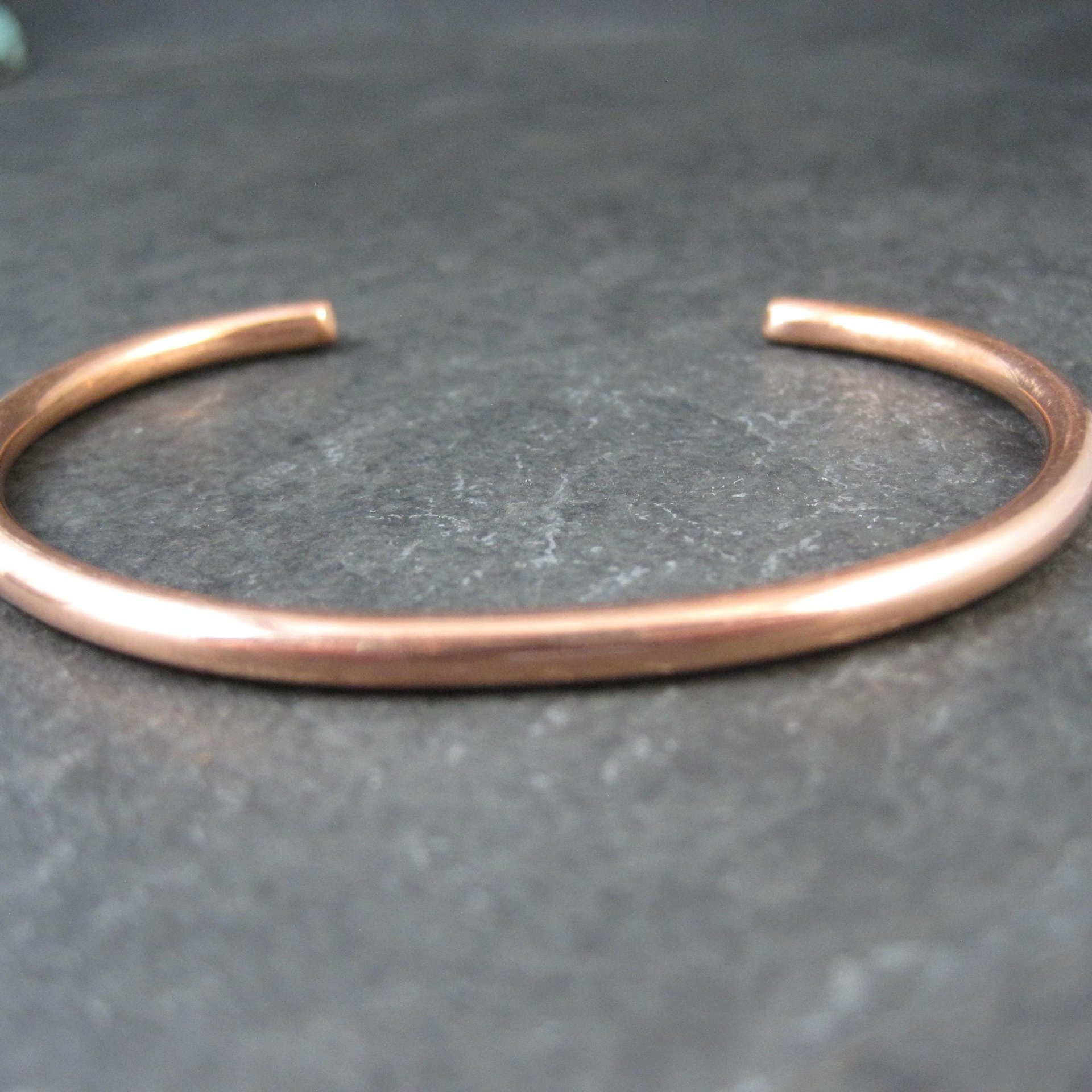 Simple Copper Cuff Bracelet 6 Inches