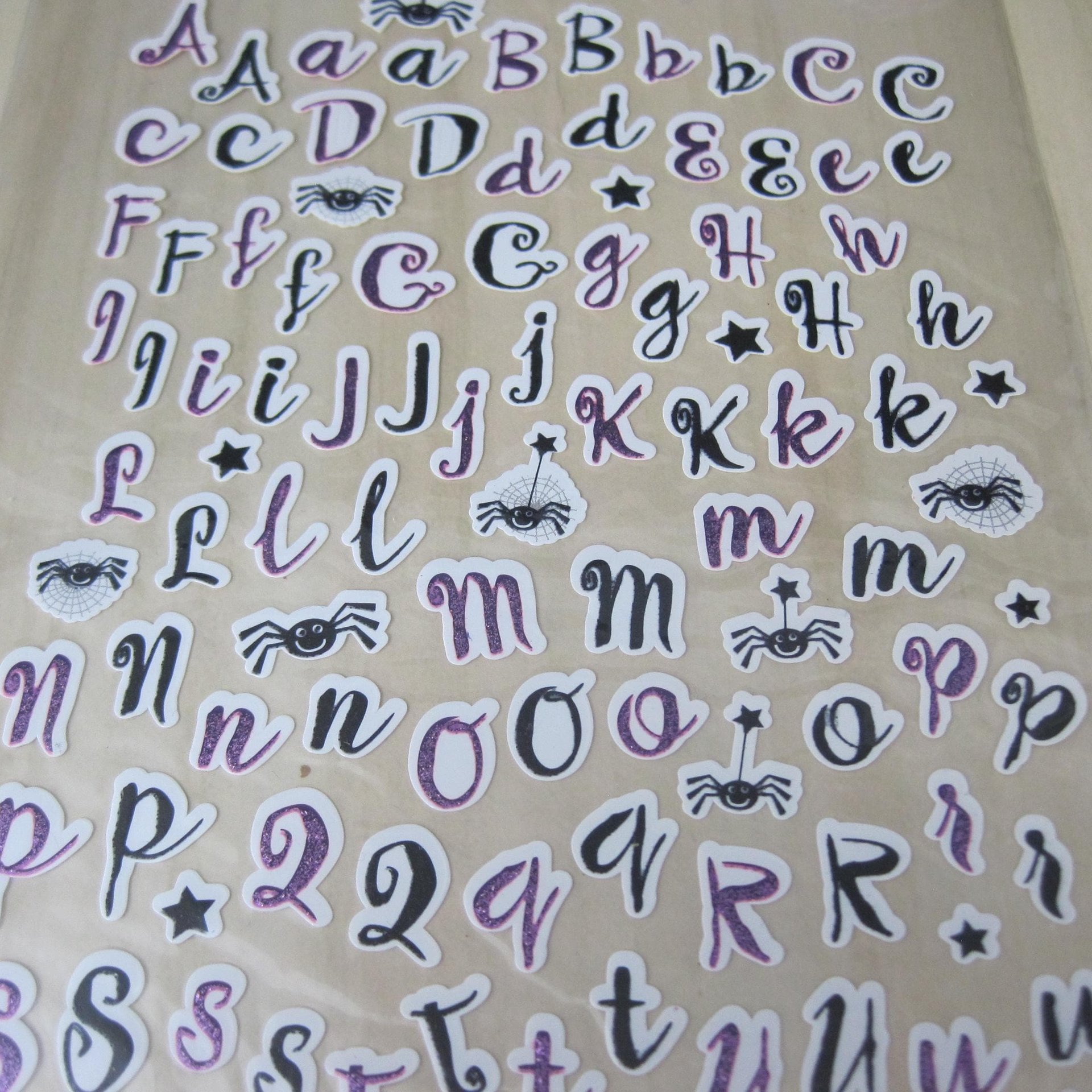 Studio G Halloween Alphabet Scrapbook Stickers .50" Discontinued