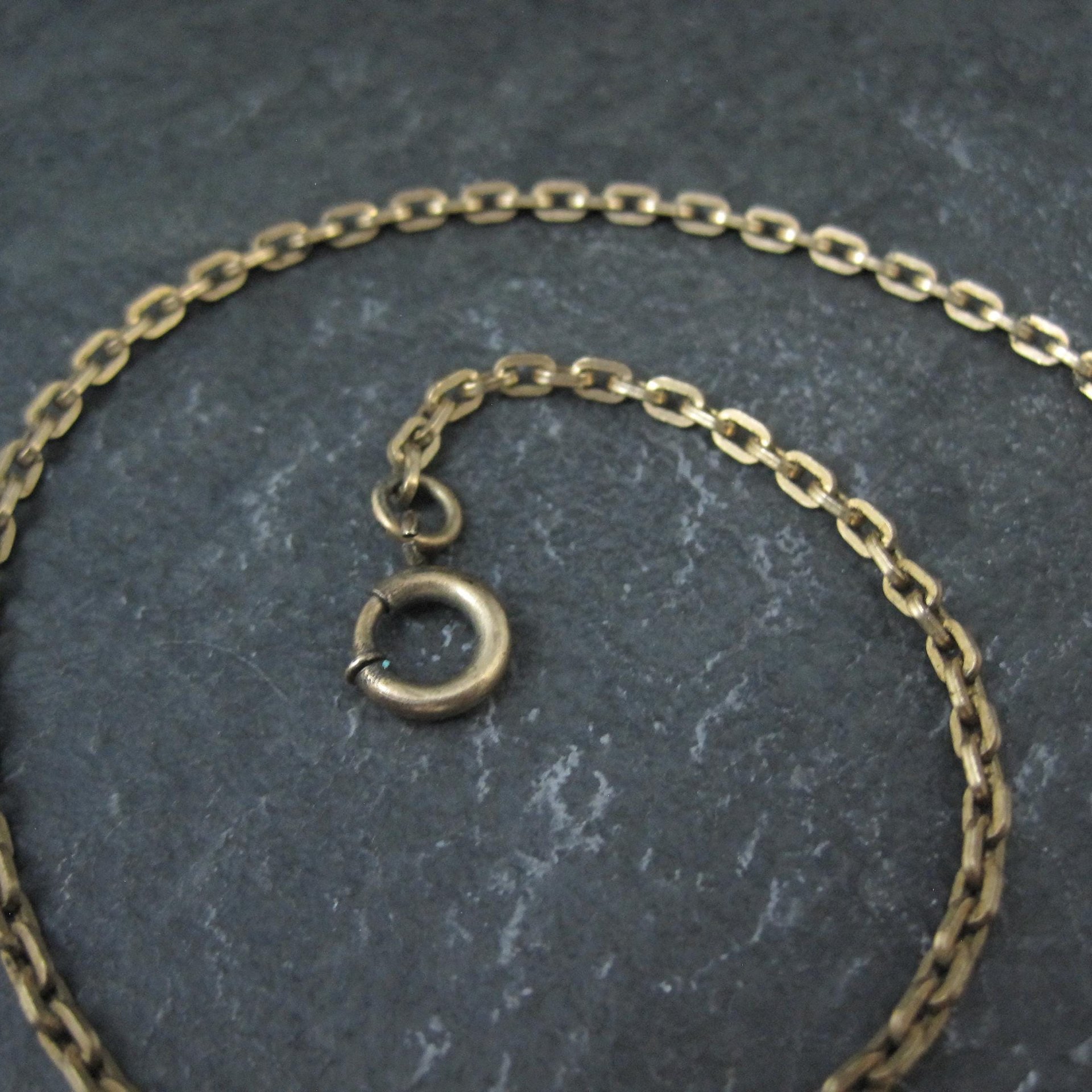 Vintage Gold Filled Watch Chain 14"