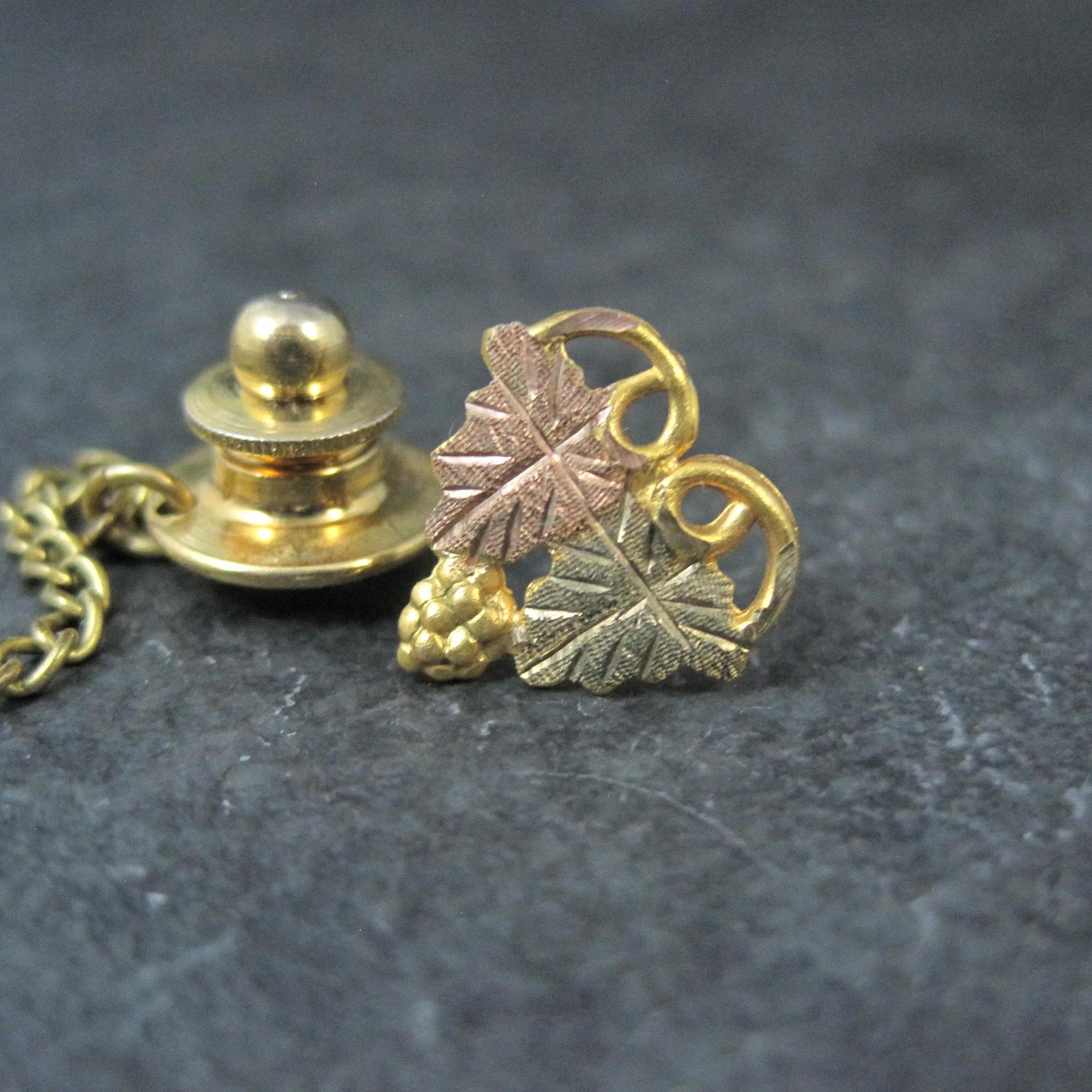 Vintage FL Thorpe Black Hills Gold Tie Tack