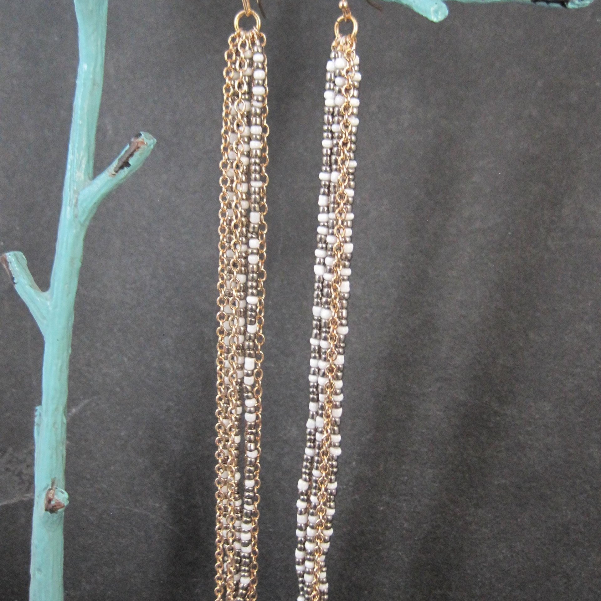 Extra Long Duster Chain Earrings