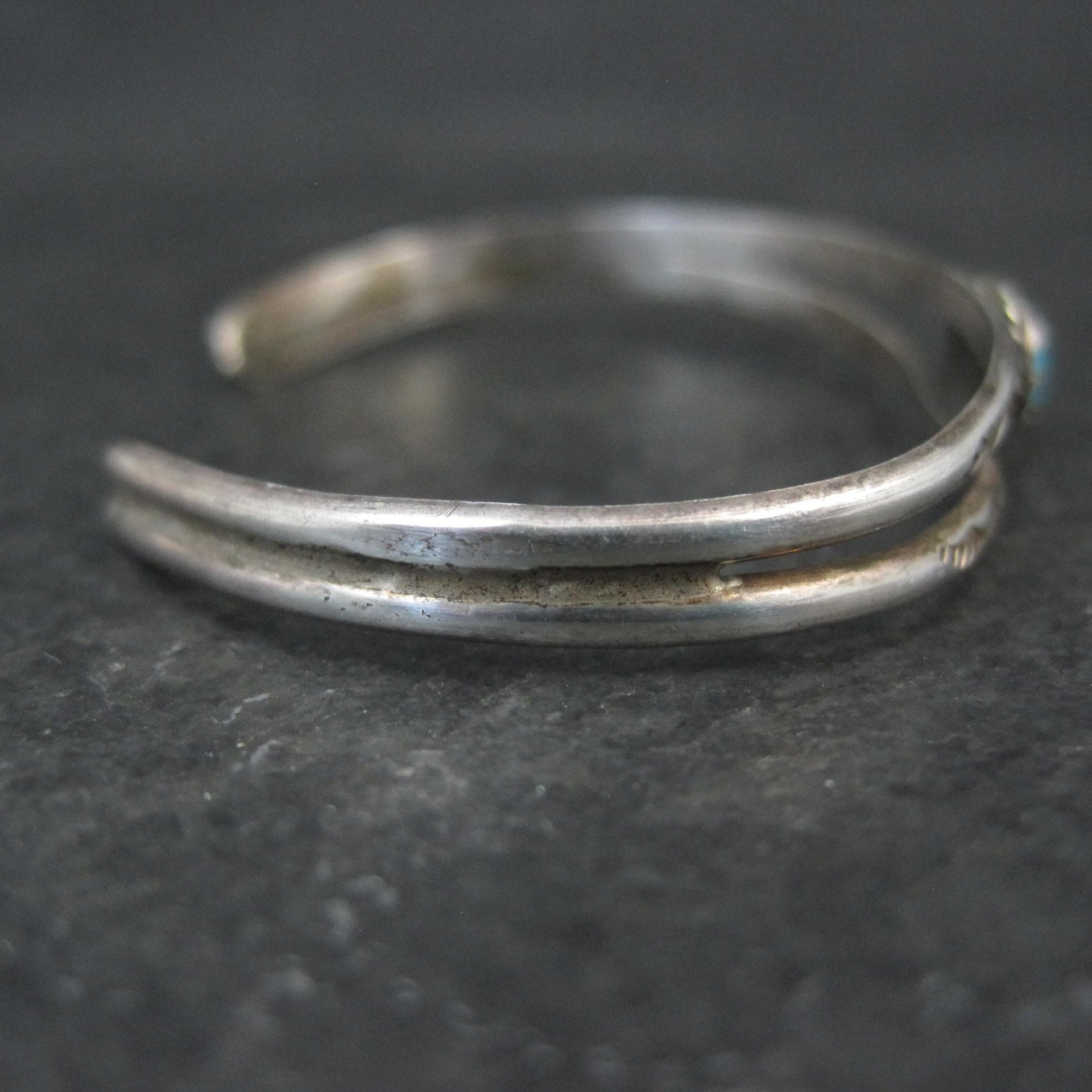 Childs turquoise cuff bracelet