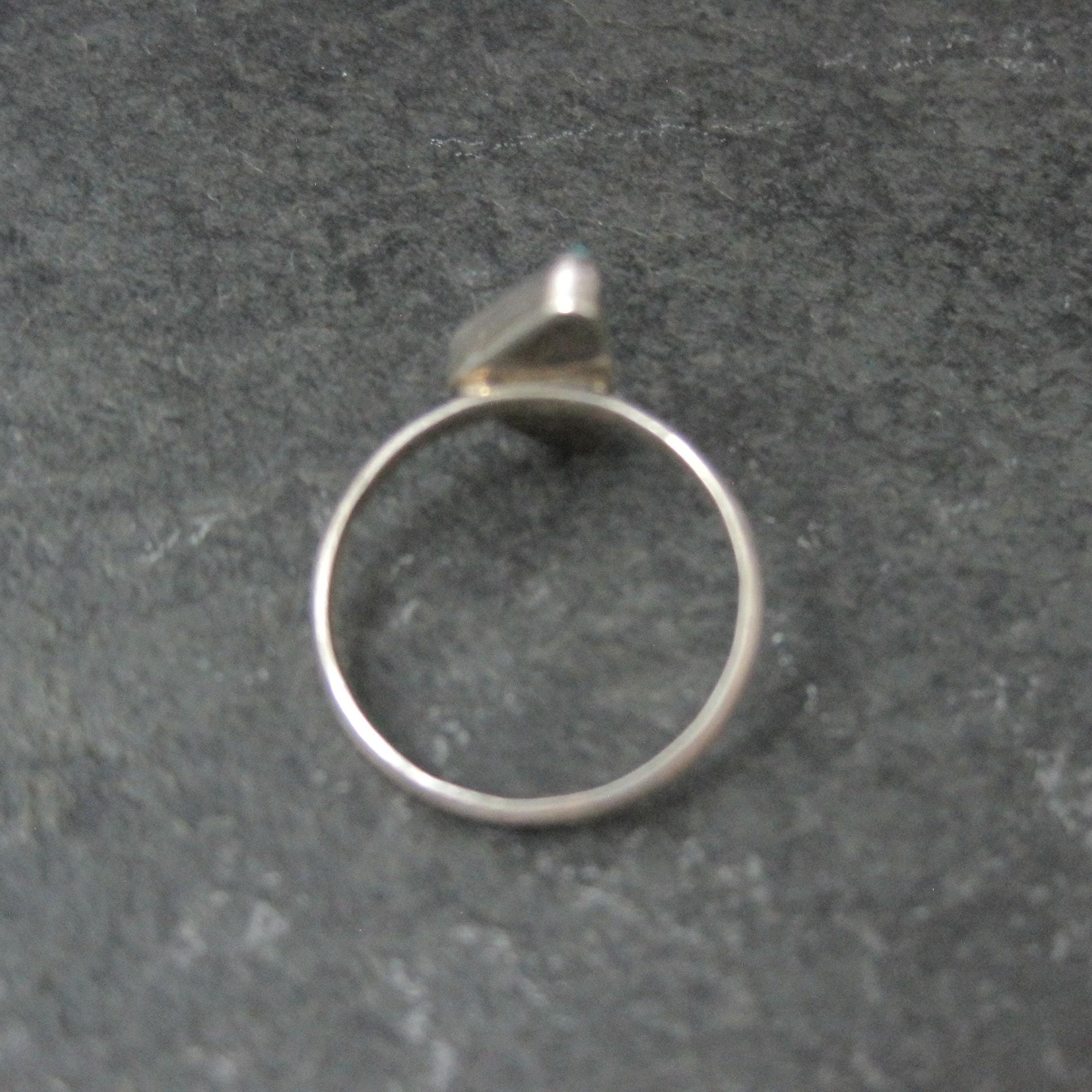 Handmade Vintage Sterling Quartz Ring Size 10