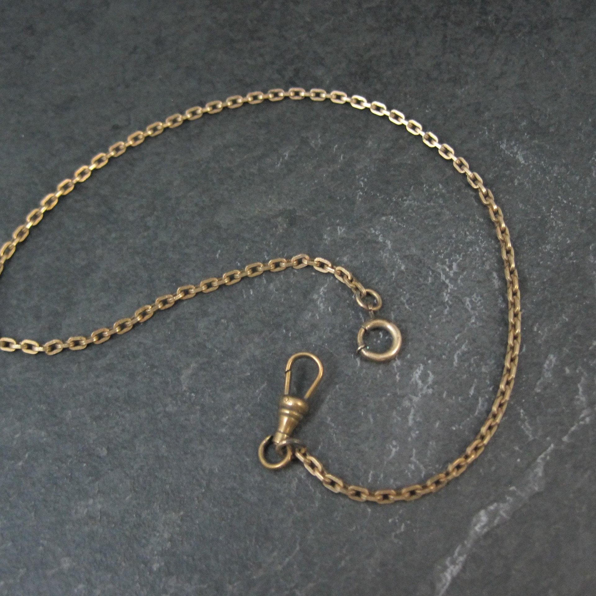 Vintage Gold Filled Watch Chain 14"