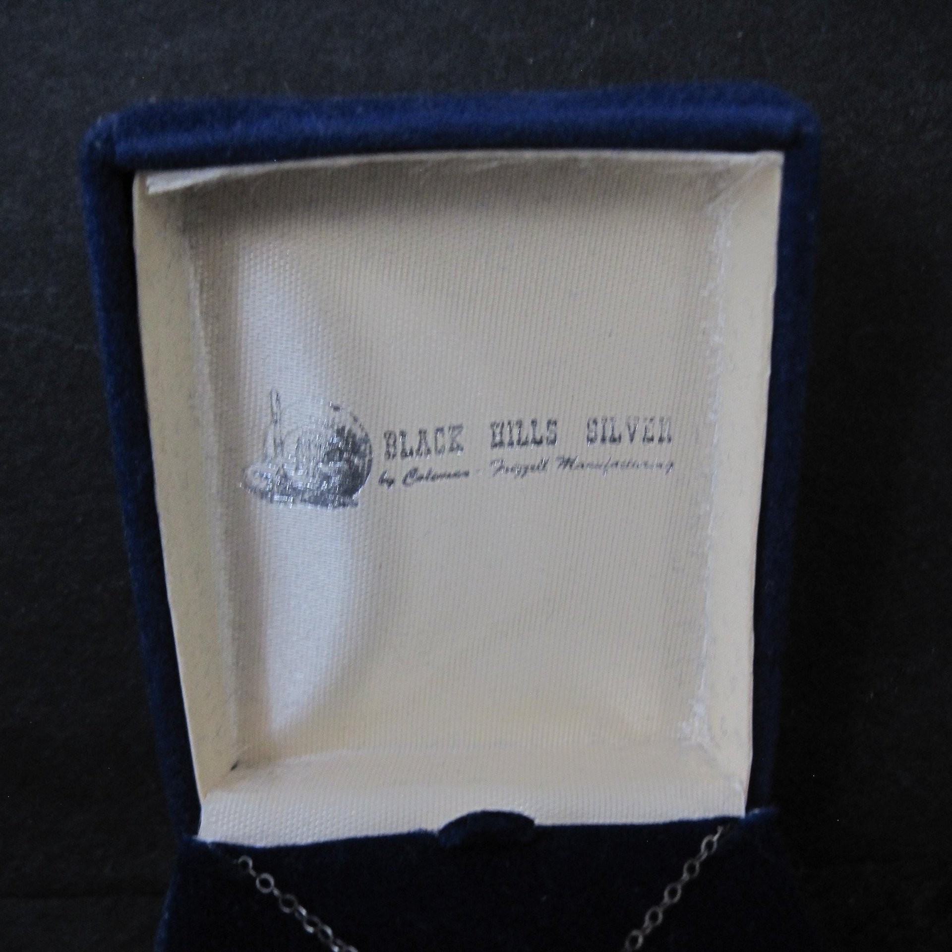 Vintage Black Hills Silver Leaf Necklace Coleman-Frizzell