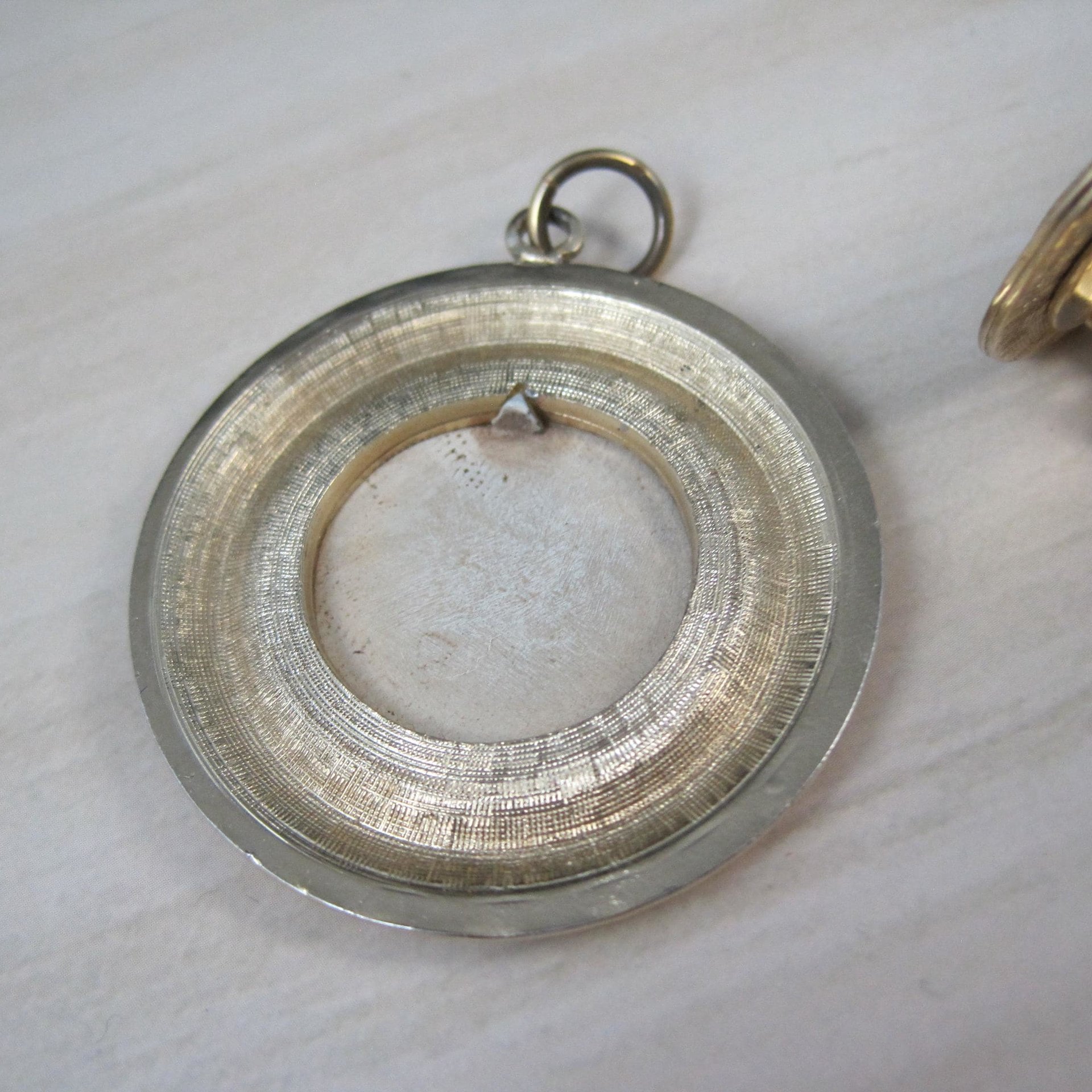 Vintage Cameo Pendant and Clip On Earrings Jewelry Set