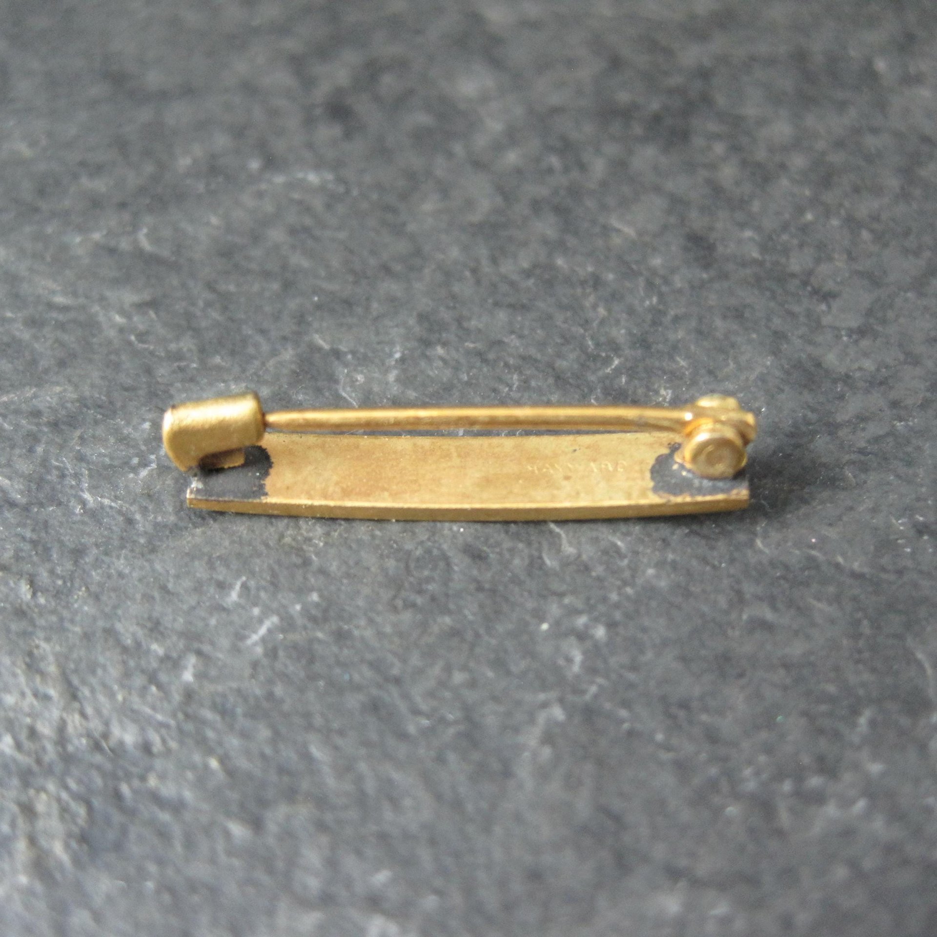 Tiny 1940s 10K Bar Pin Hayward NOS