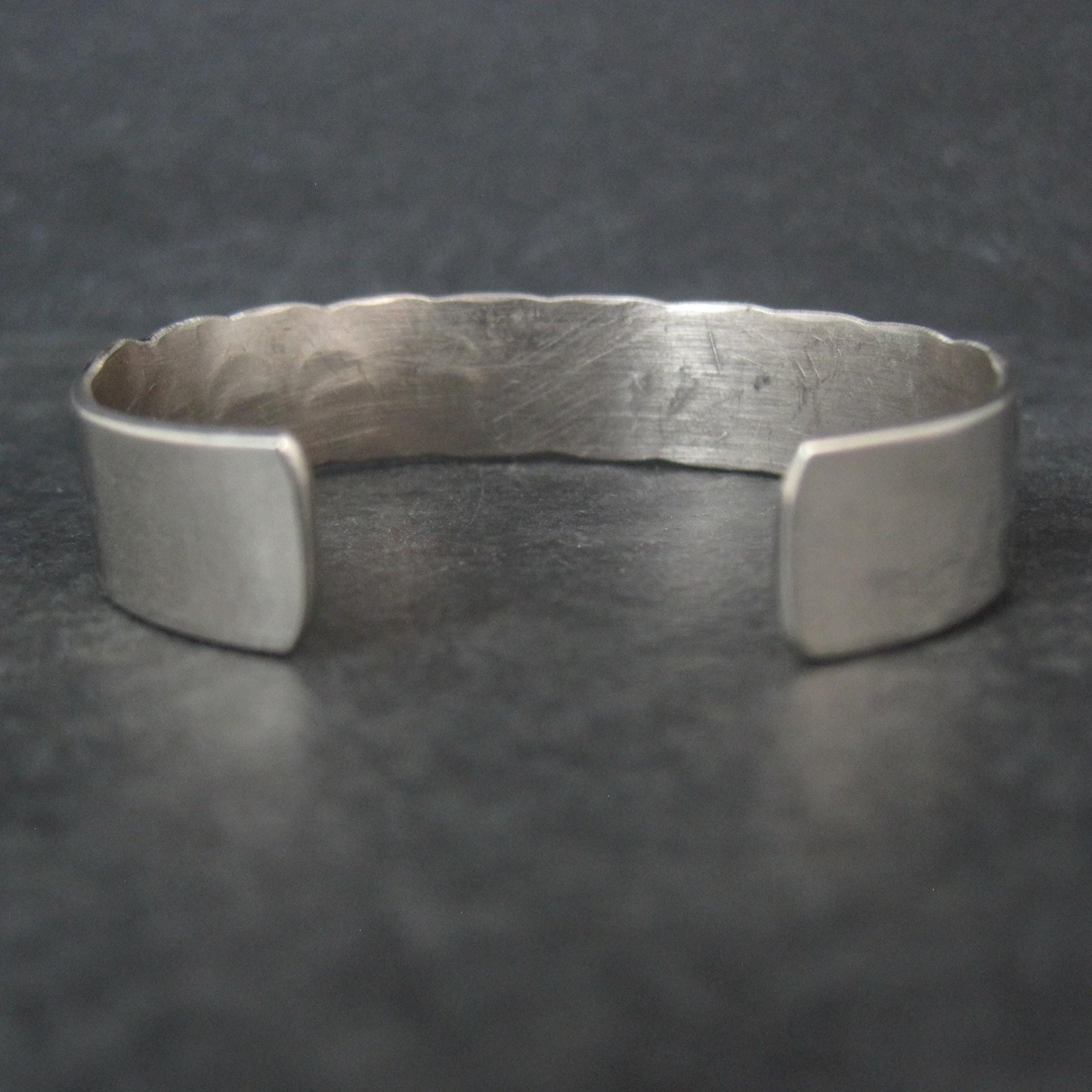 Vintage Childs Southwestern Cuff Bracelet in Sterling Silver 5"