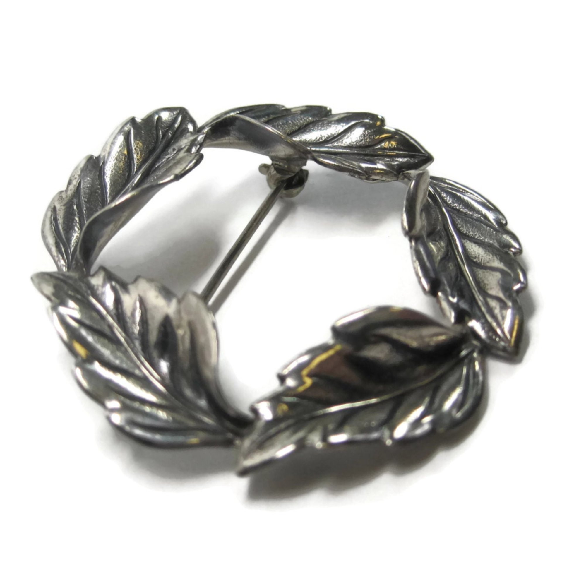 Estate Beau Sterling Leaf Brooch