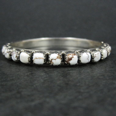 Heavy Southwestern Wild Horse Sterling Silver Bangle Bracelet 7.5"