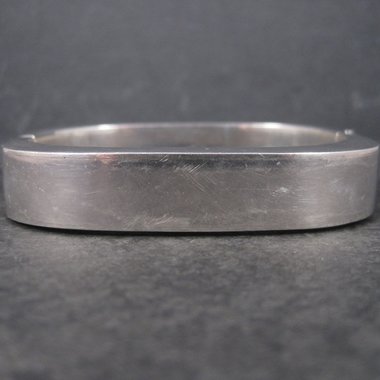 Heavy Vintage Mexican Sterling Bangle Bracelet 7 Inches