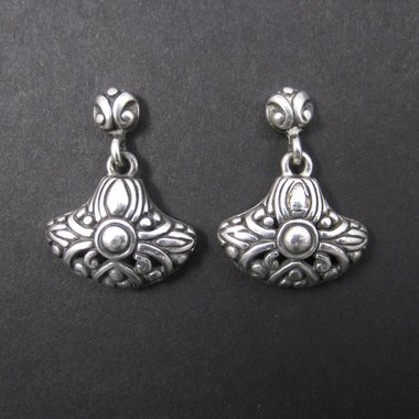 Vintage Sterling Victorian Style Earrings