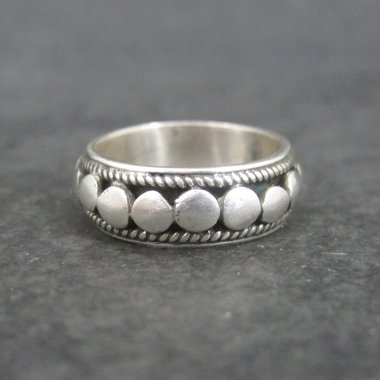 Vintage Sterling Circle Band Ring Size 6