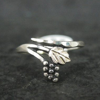 Dainty Black Hills Sterling Ring New Old Stock Multiple Sizes Available