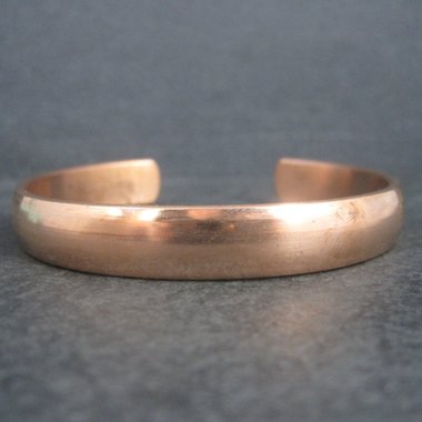 Heavy Estate Copper Cuff Bracelet 7 Inches