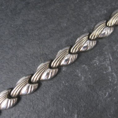 Vintage Italian Sterling Bracelet 7.25 Inches