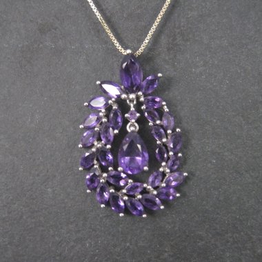 Flashy Estate 90s Amethyst Pendant