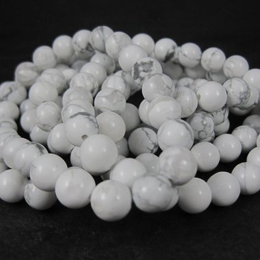 Californian 8mm Round Howlite Beads 160pcs