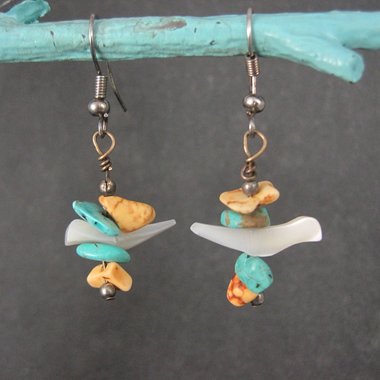 Southwestern Carved Bird Earrings