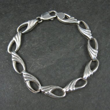 Vintage Italian Sterling Bracelet 7.5 Inches