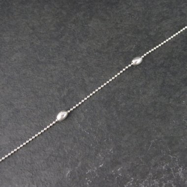 Dainty Italian Ball Chain Bracelet 9 Inches